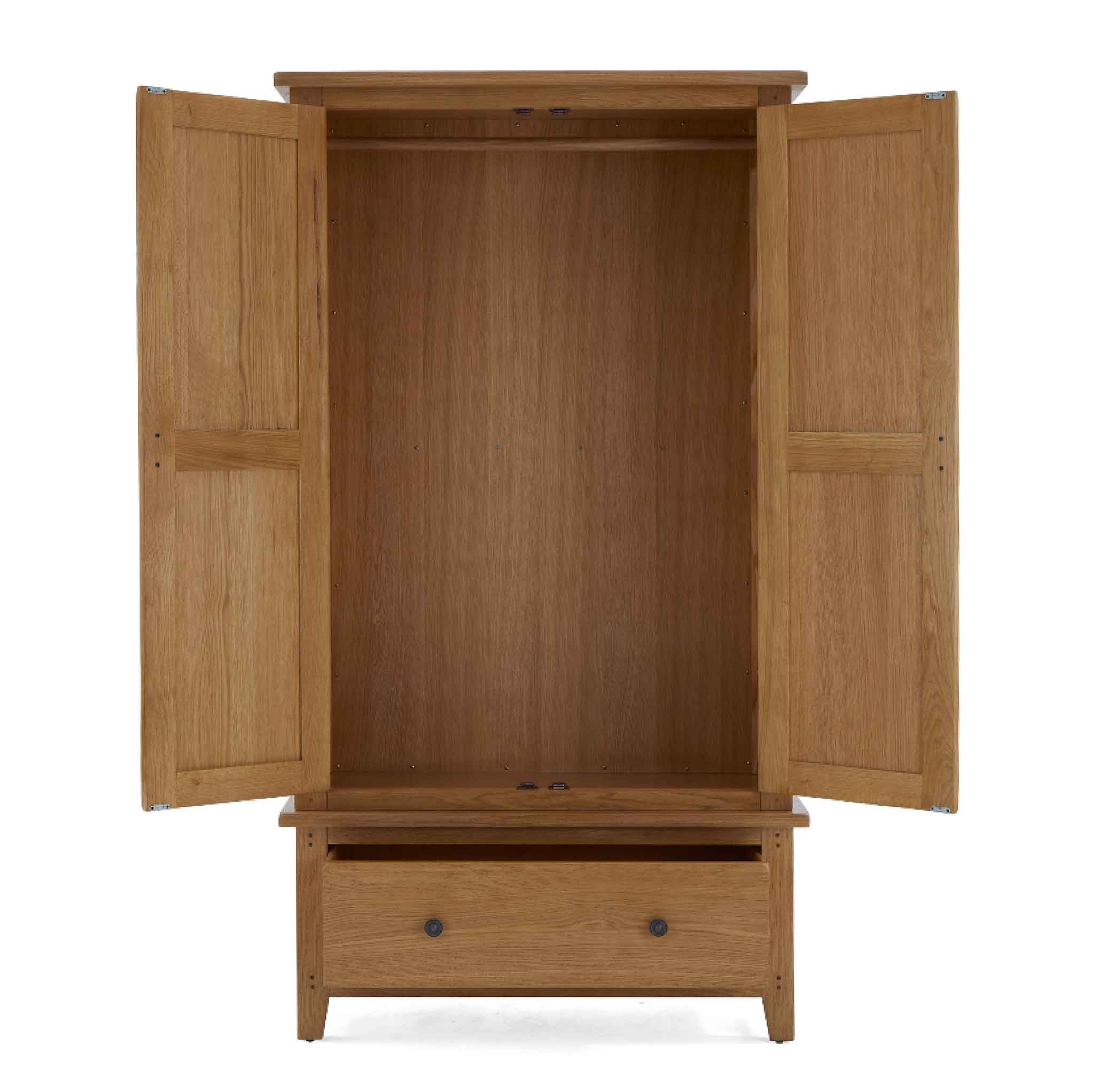 Broadway Oak Double Wardrobe - Image 6