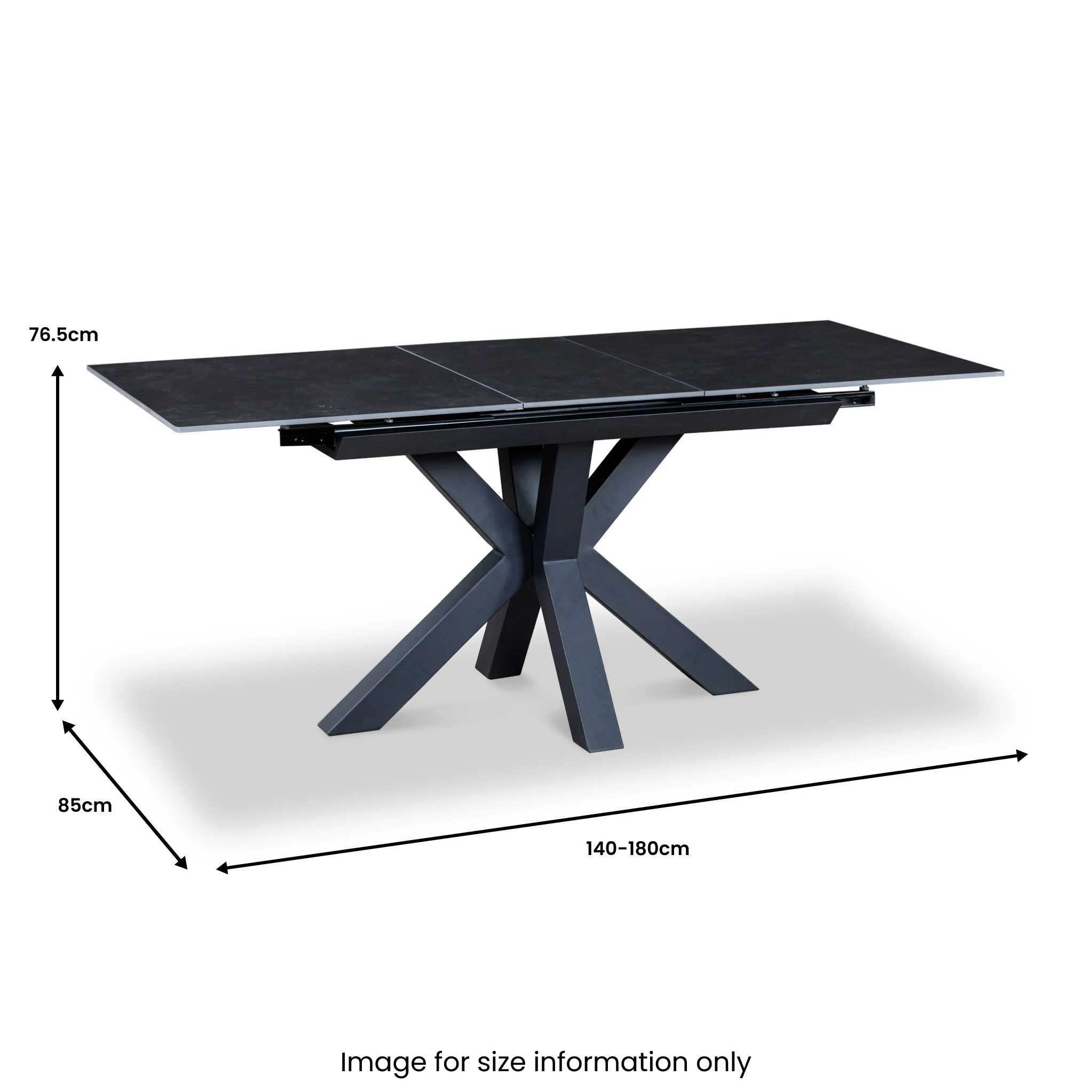 Cadley 140-180cm Extending Ceramic Dining Table - Image 14