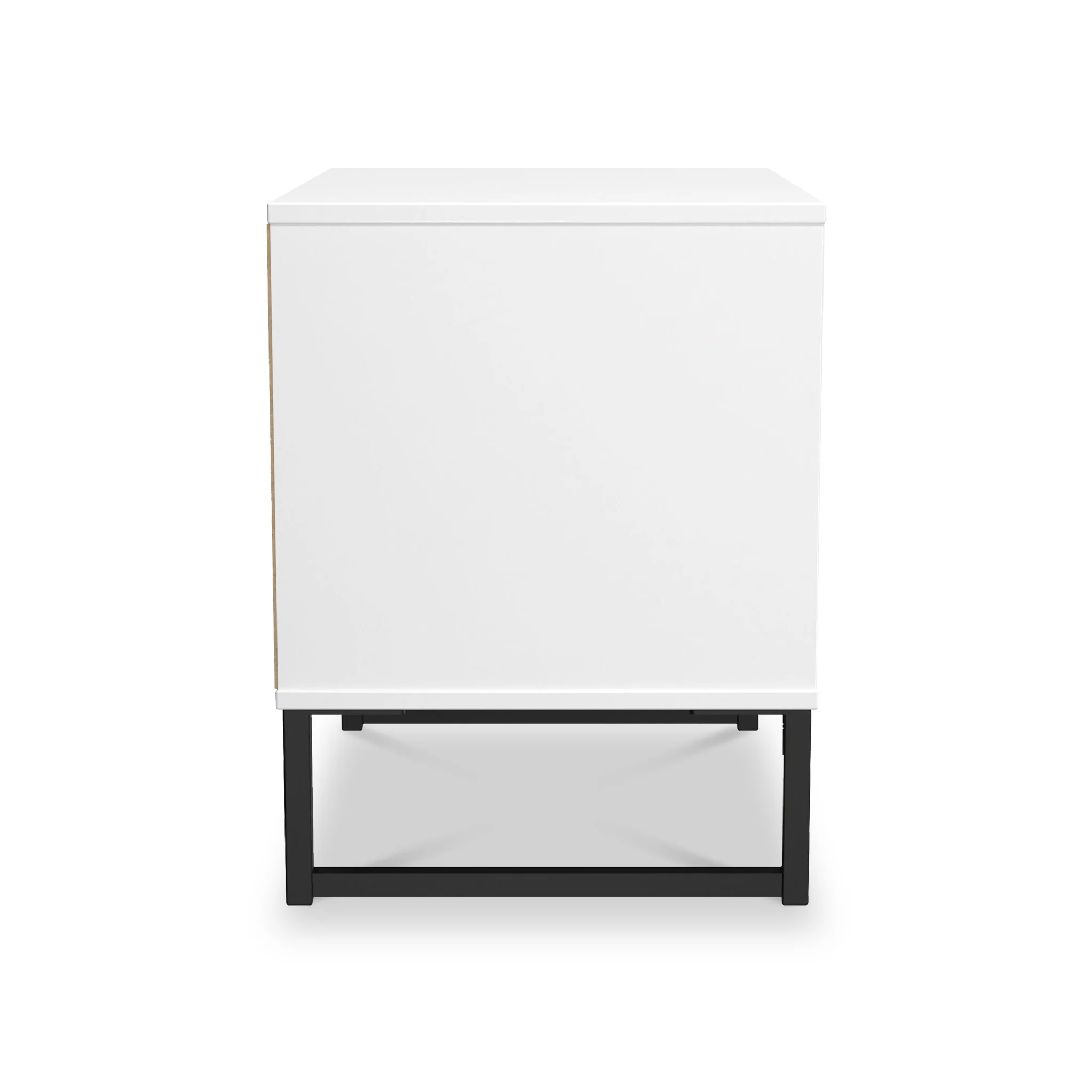 Callo Fluted 2 Drawer Side Table - Image 6