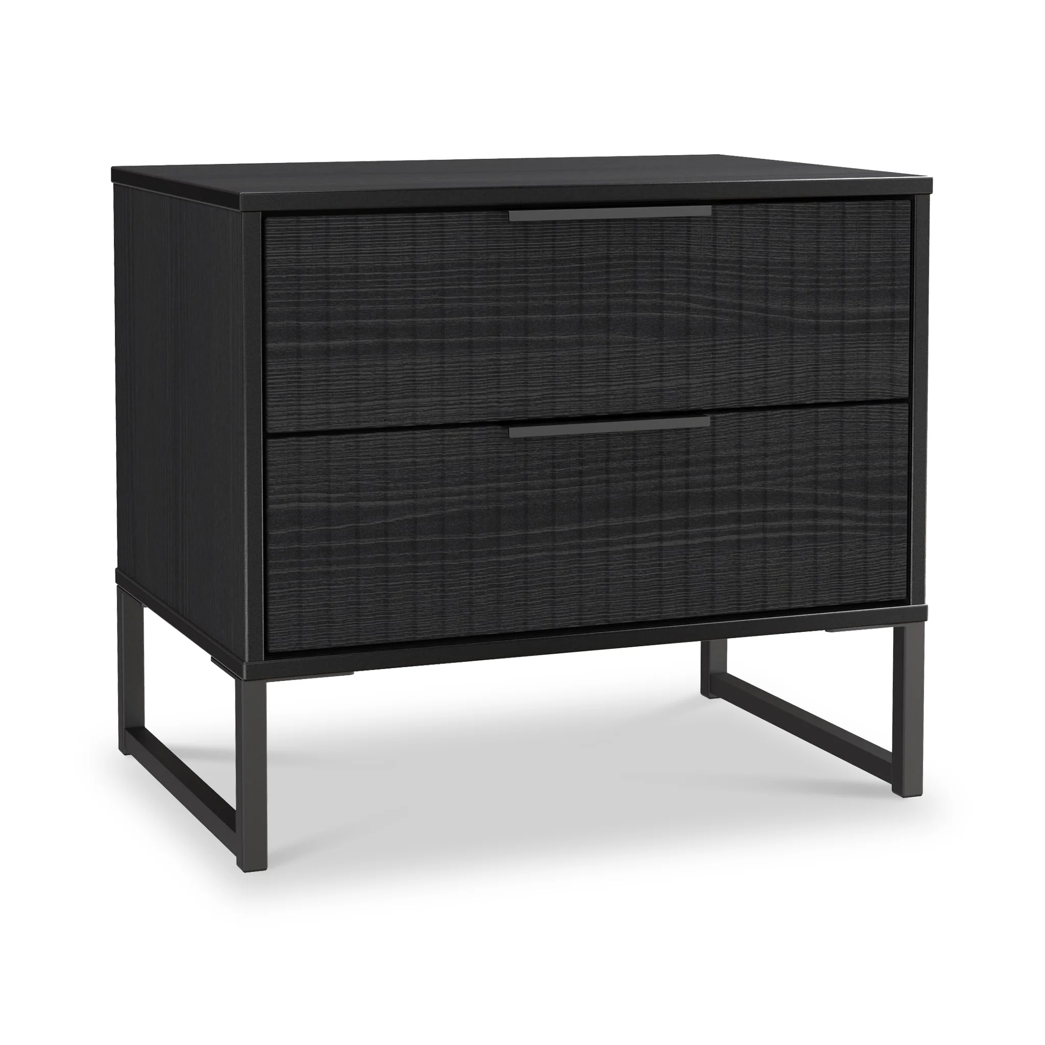 Callo Fluted 2 Drawer Side Table - Image 7