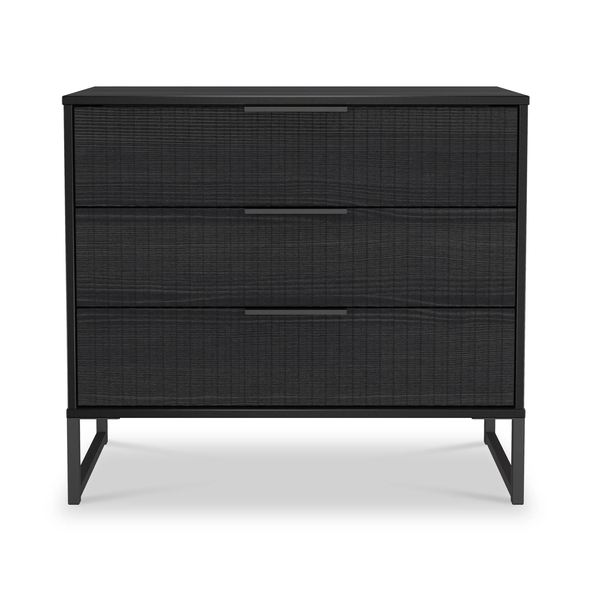Callo Fluted 3 Drawer Wide Chest - Image 9