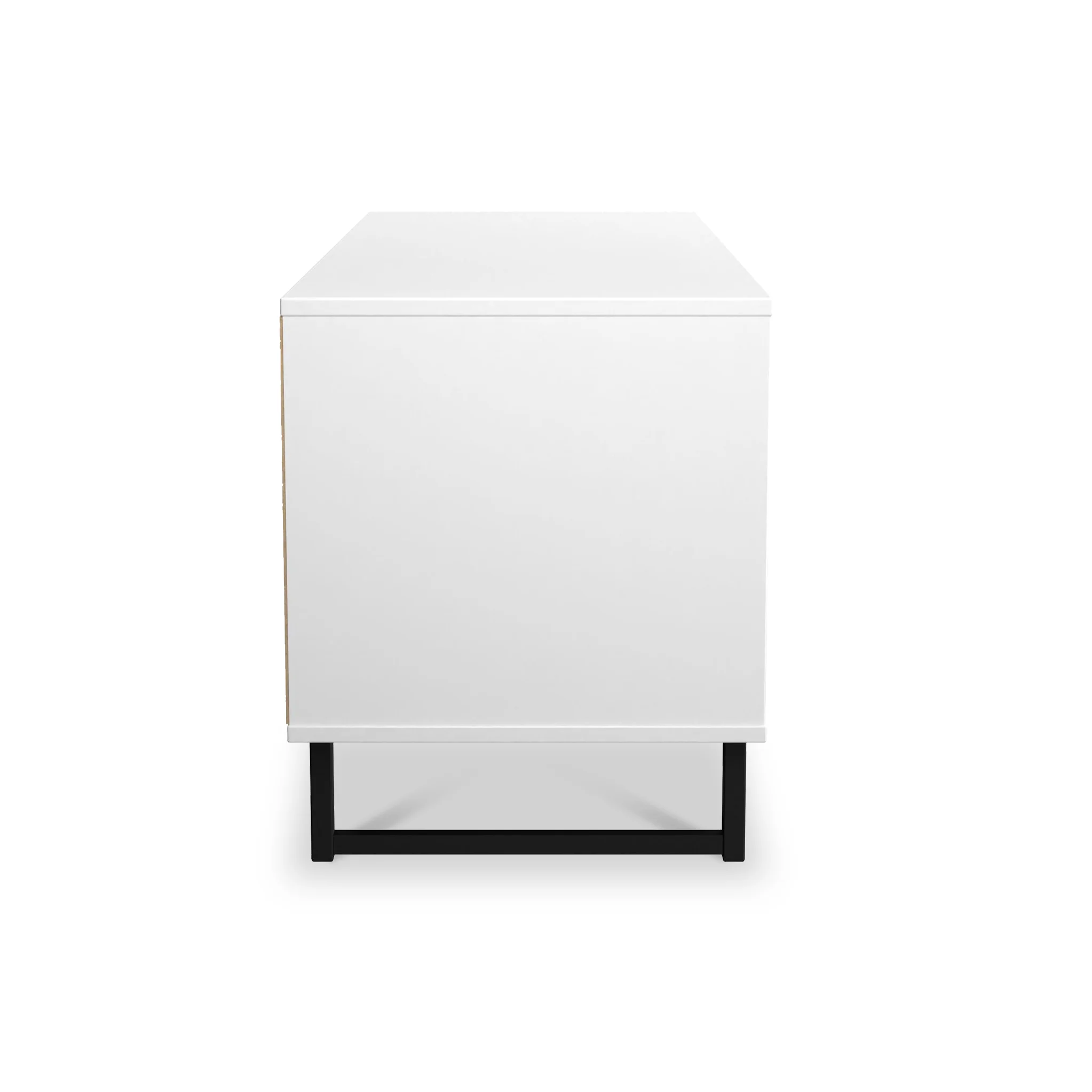 Callo Fluted 4 Drawer Low Storage Unit - Image 6