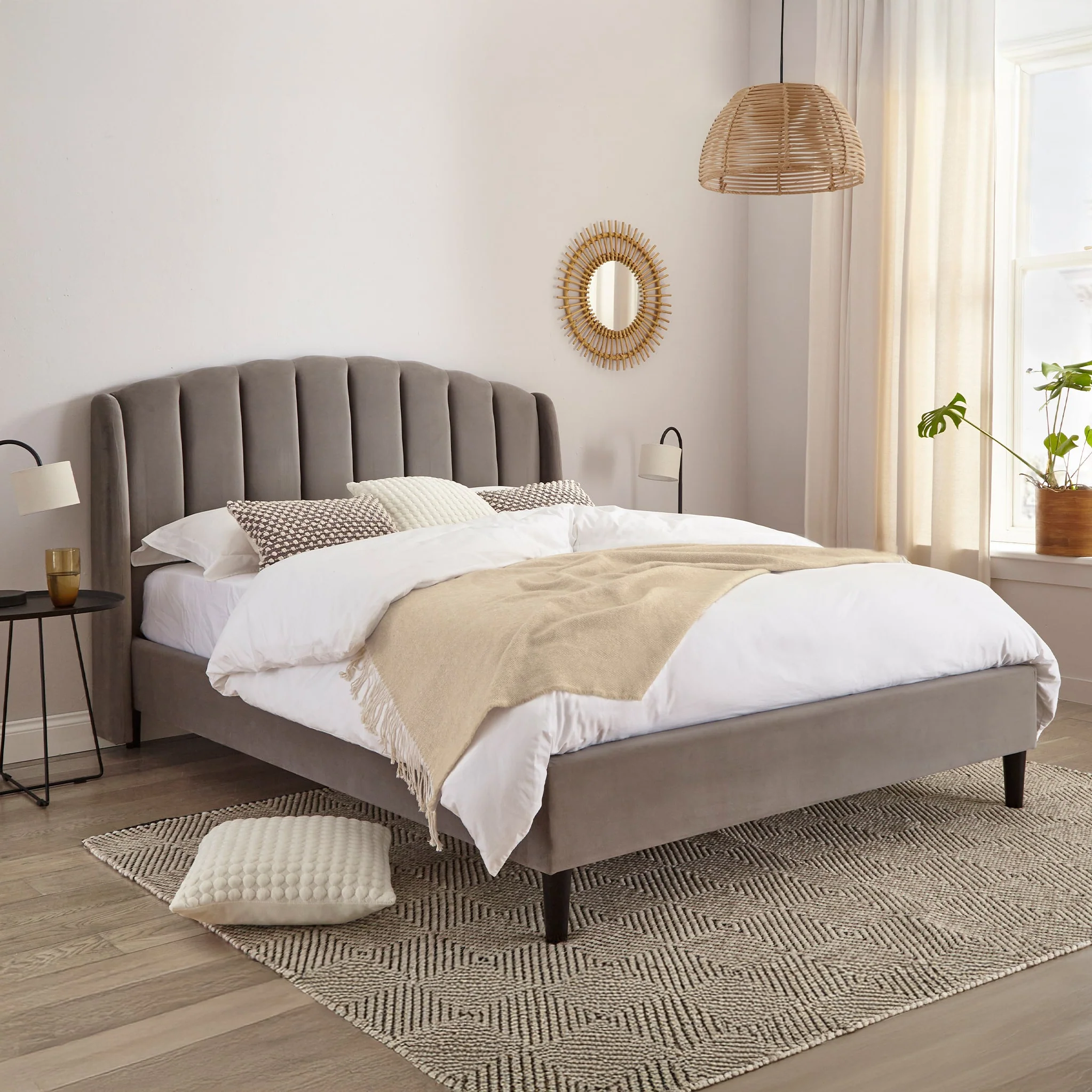 Camden Pleated Bed Frame