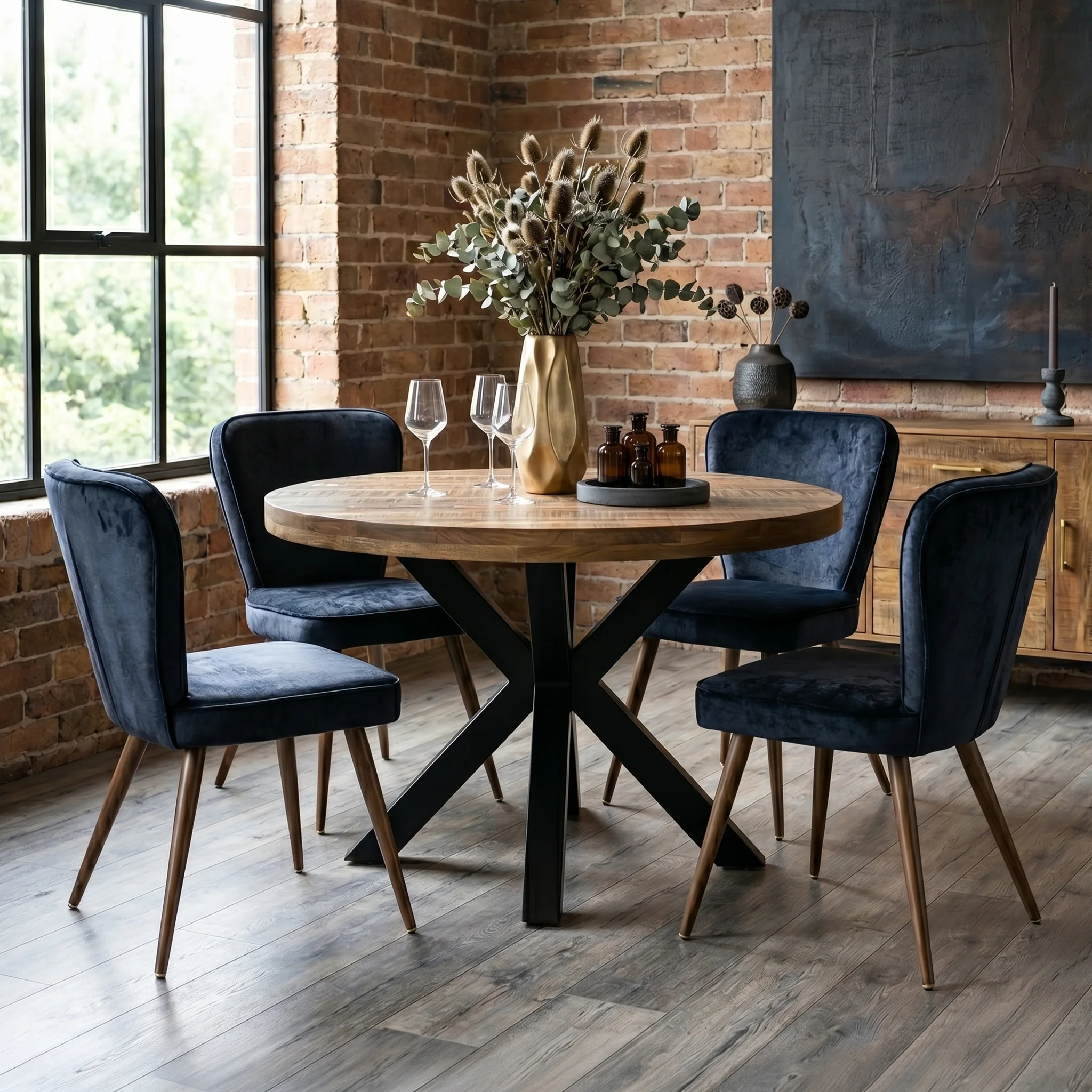 Carrow 130cm Round Dining Table - Image 2