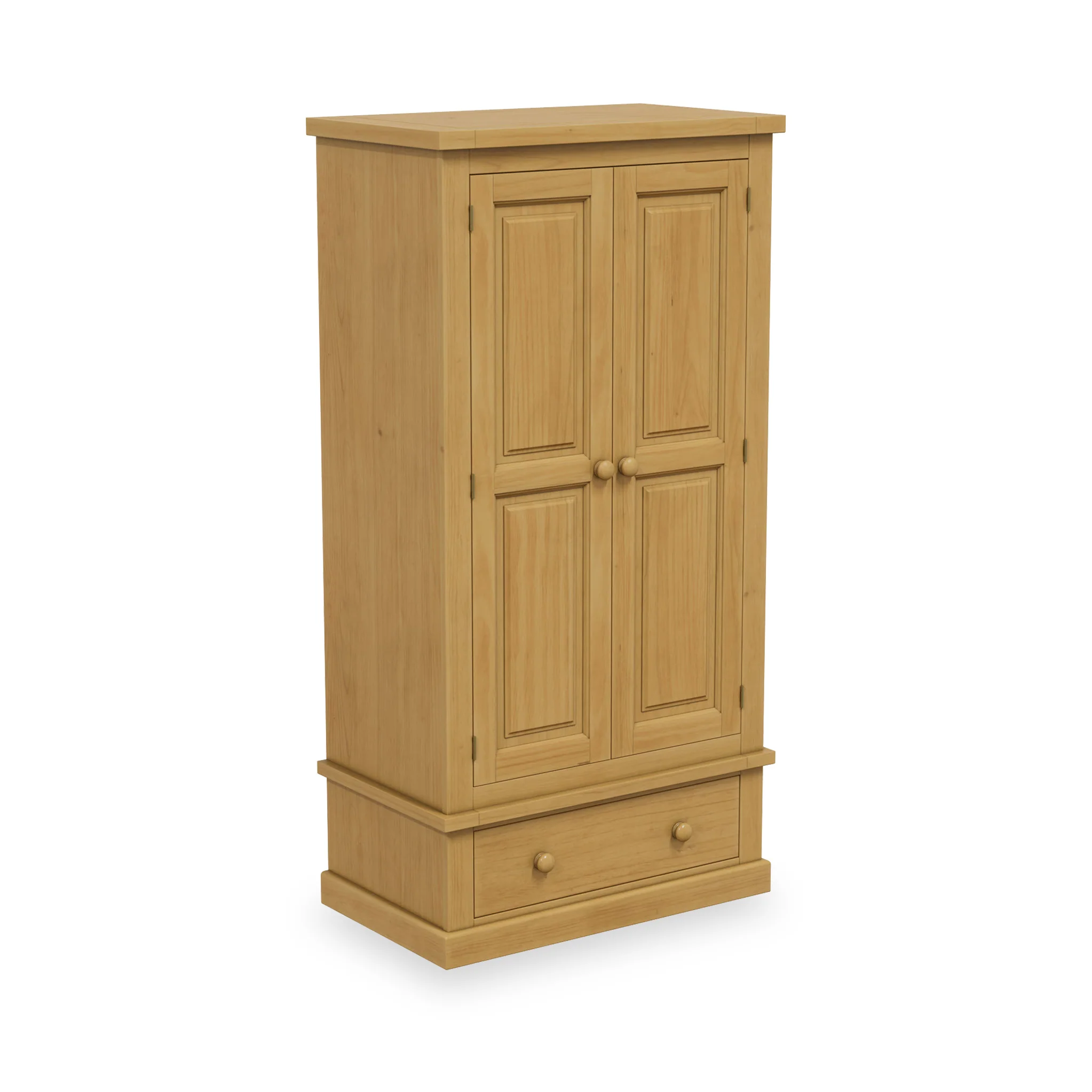 Chiswick Pine Double Wardrobe with Drawer