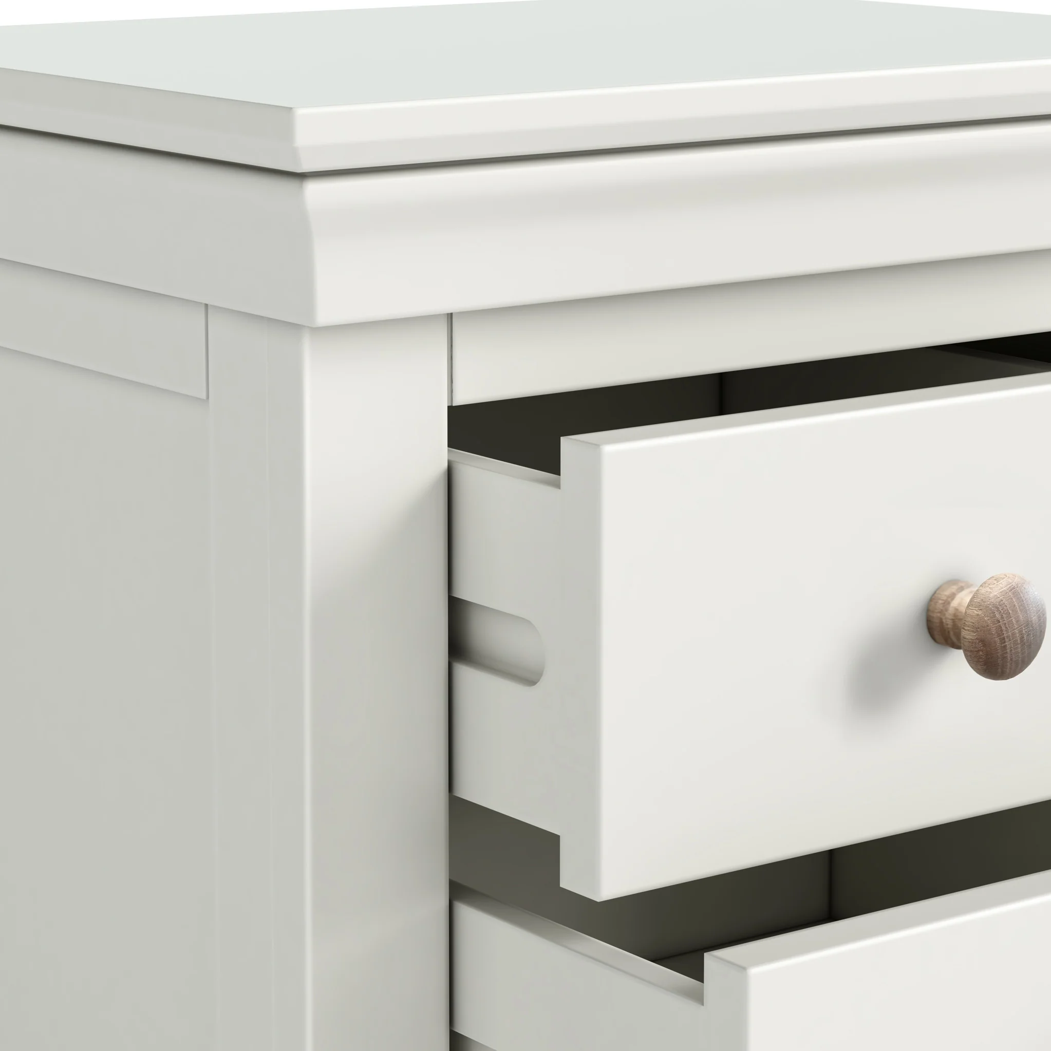 Colette 3 Drawer Bedside Table - Image 10