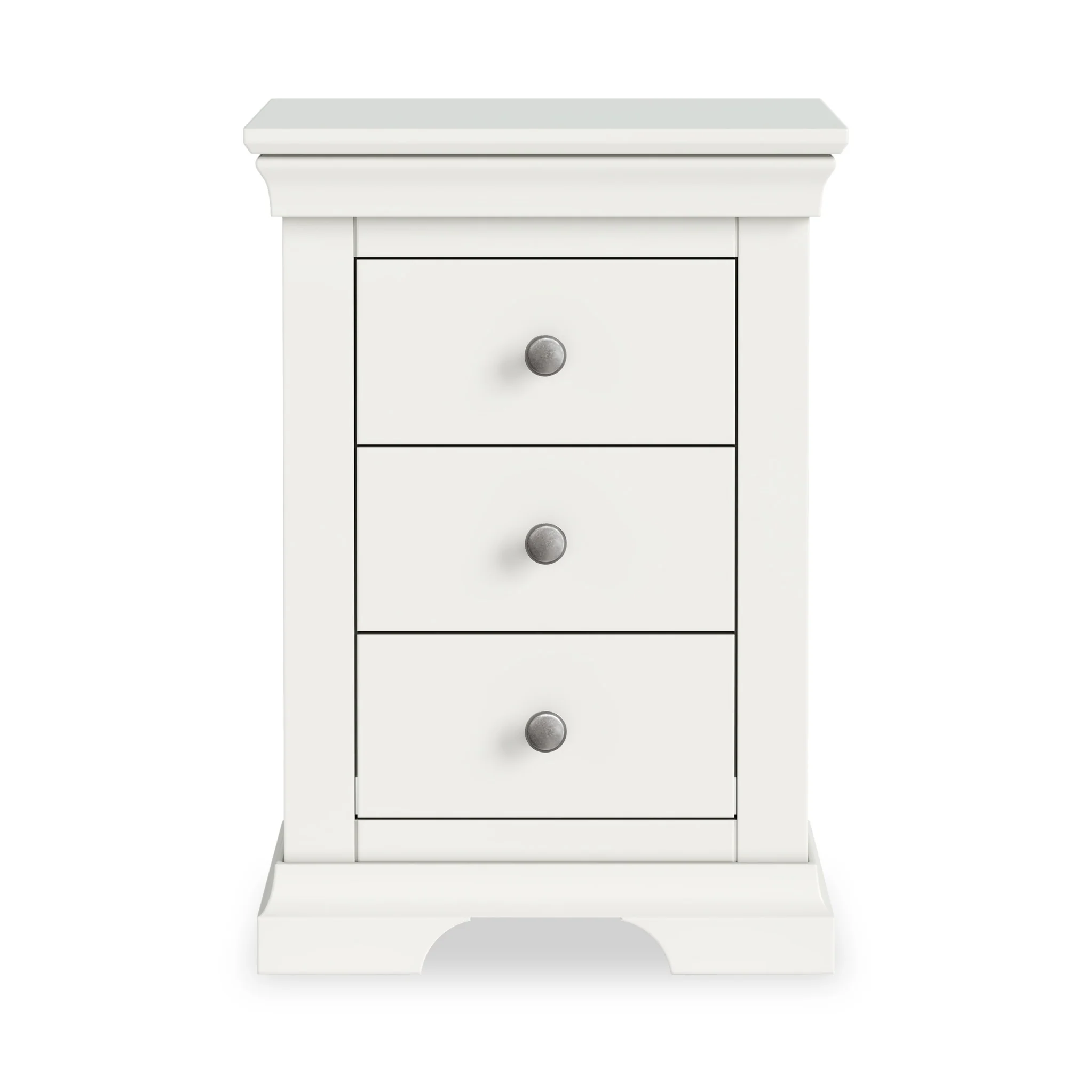 Colette 3 Drawer Bedside Table - Image 5