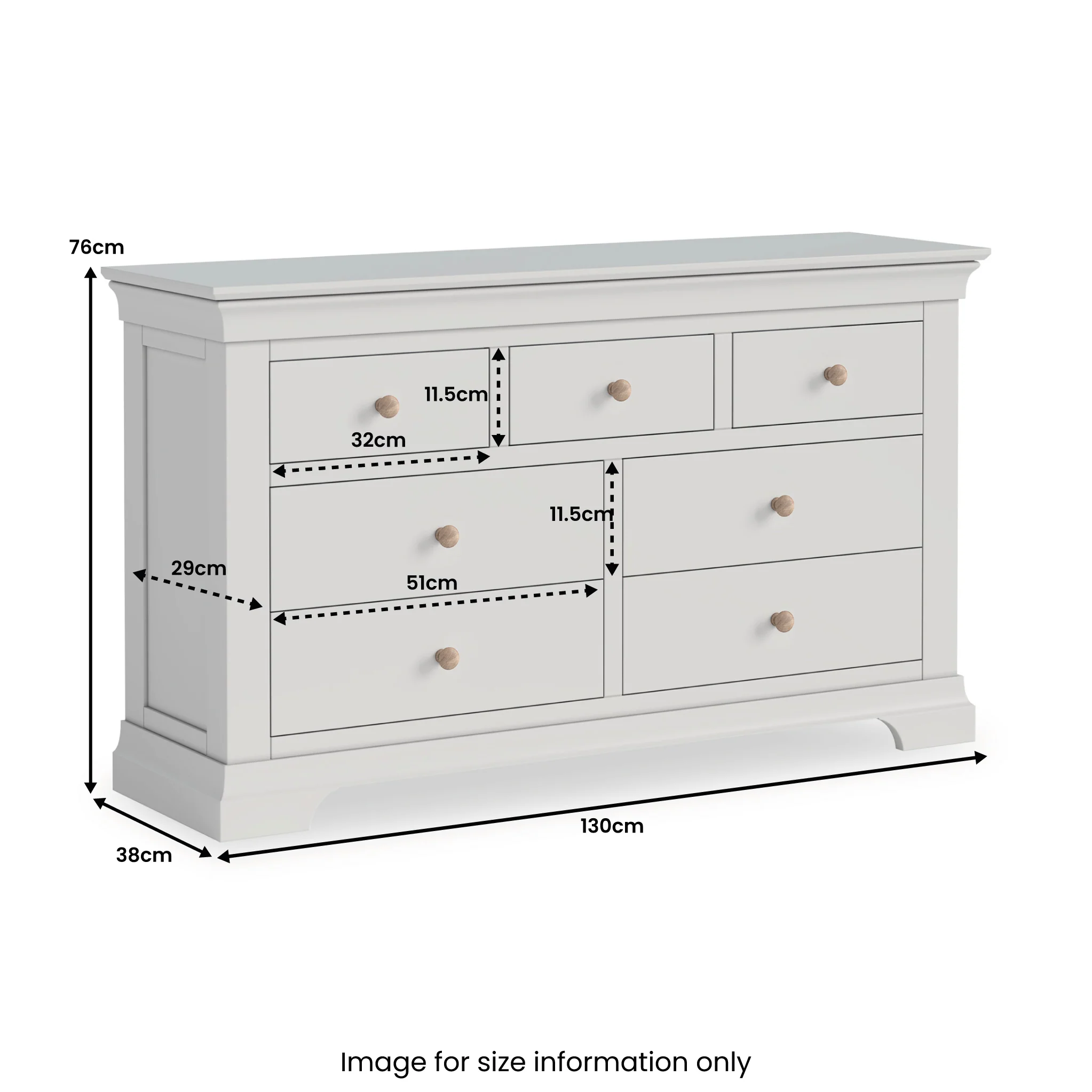 Colette 3 Over 4 Chest Of Drawers - Image 46