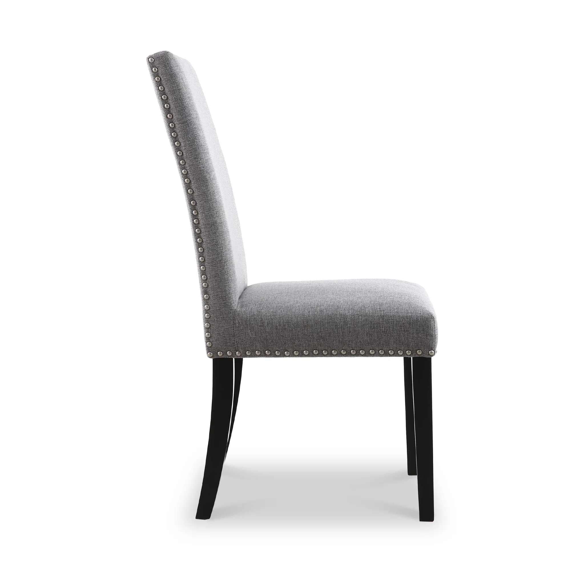 Conran Stud Detail Dining Chair with Black Legs - Image 11