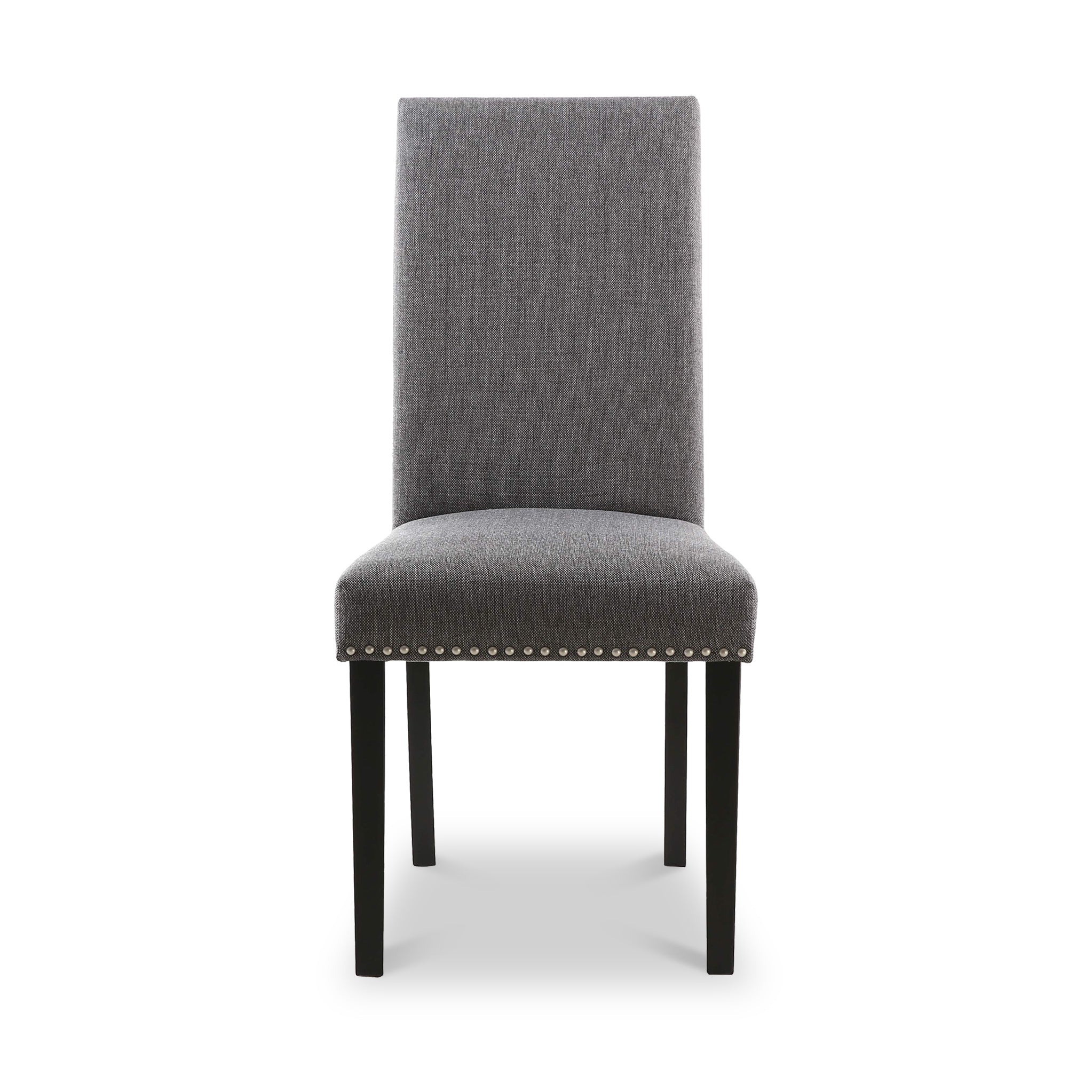 Conran Stud Detail Dining Chair with Black Legs - Image 3