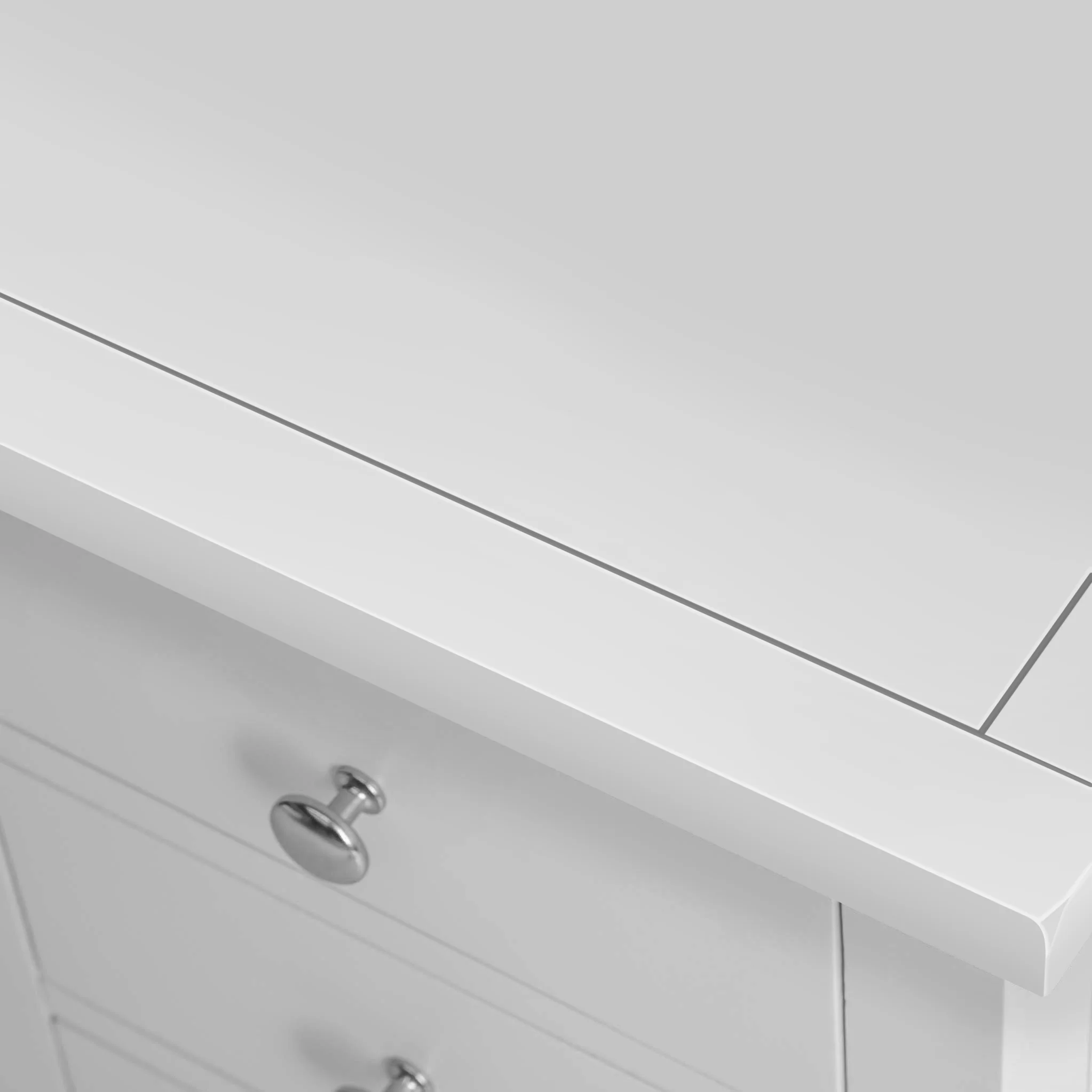 Cornish 3 Drawer Bedside Table - Image 4