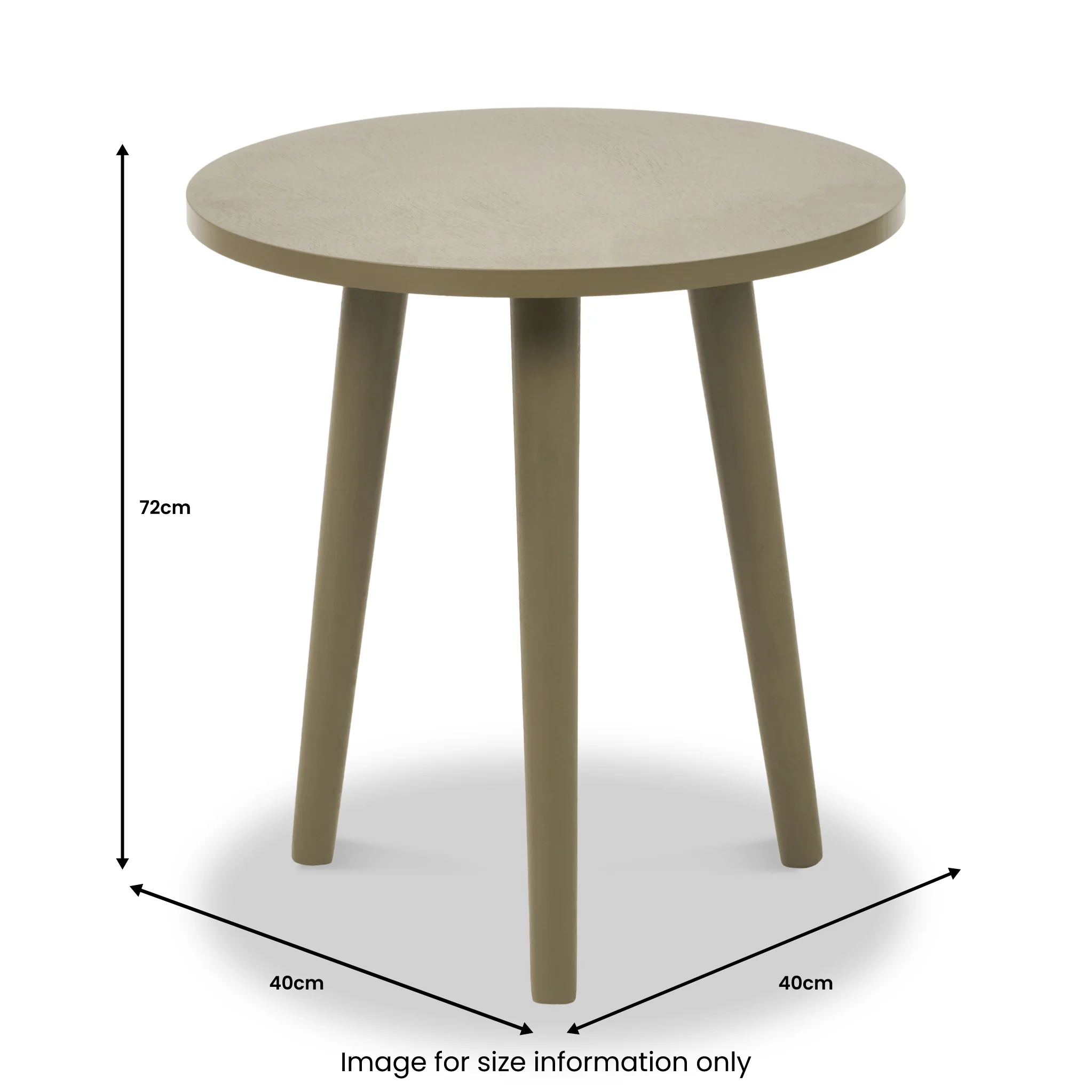 Croft Pine Round Side Table - Image 12