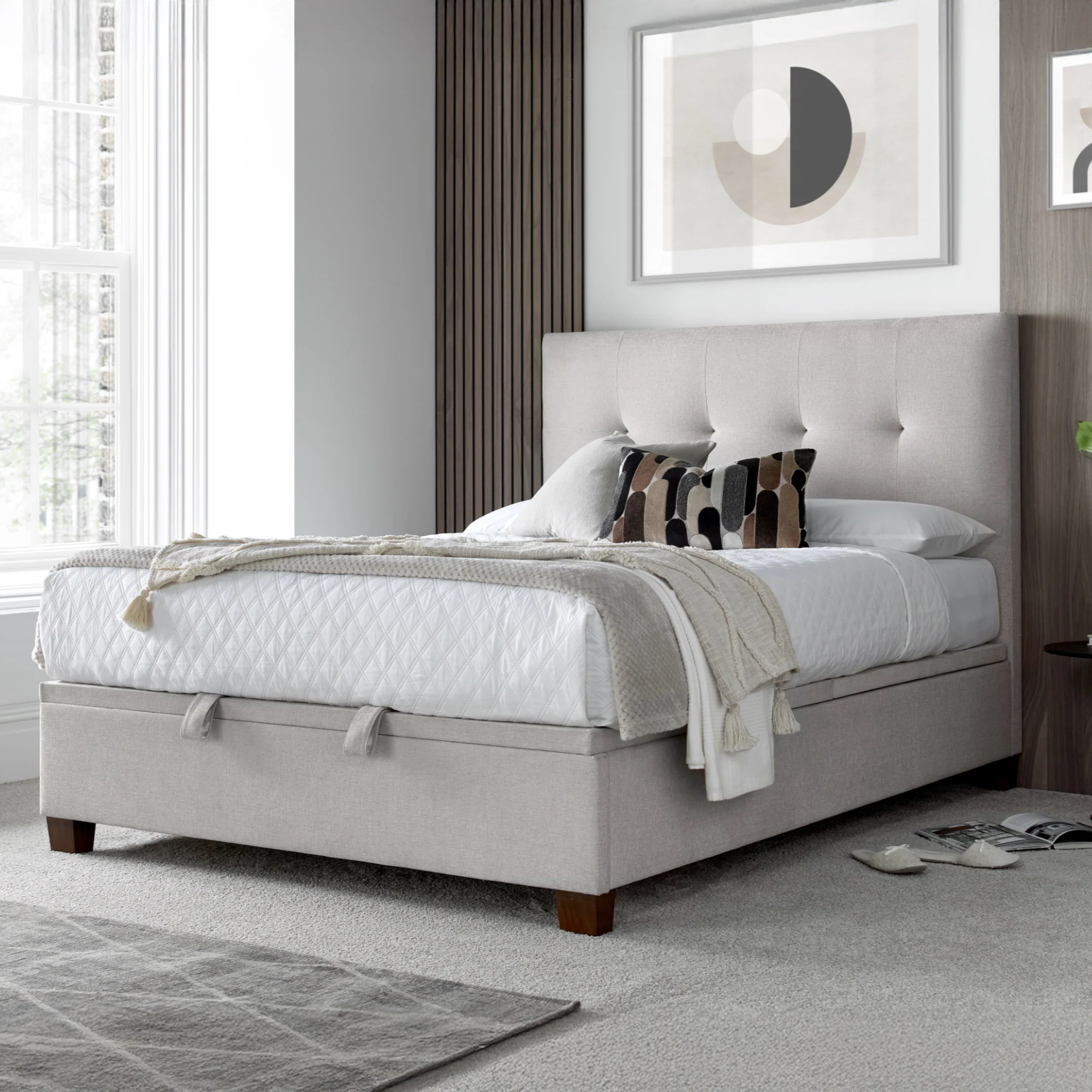 Dansen Ottoman Storage Bed Frame