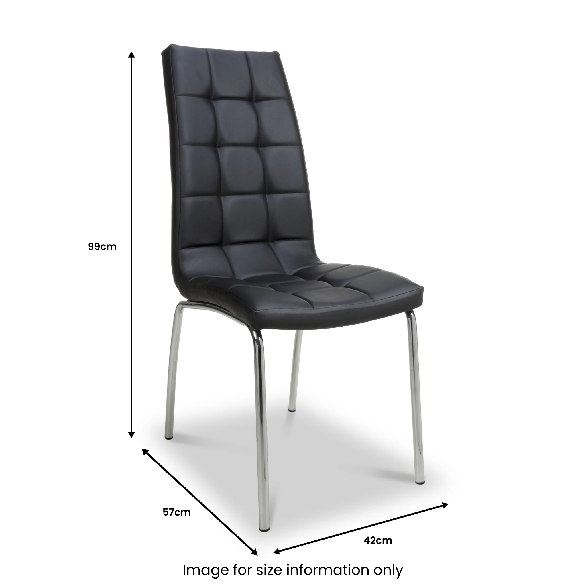 Draycott Faux Leather Dining Chair - Image 11