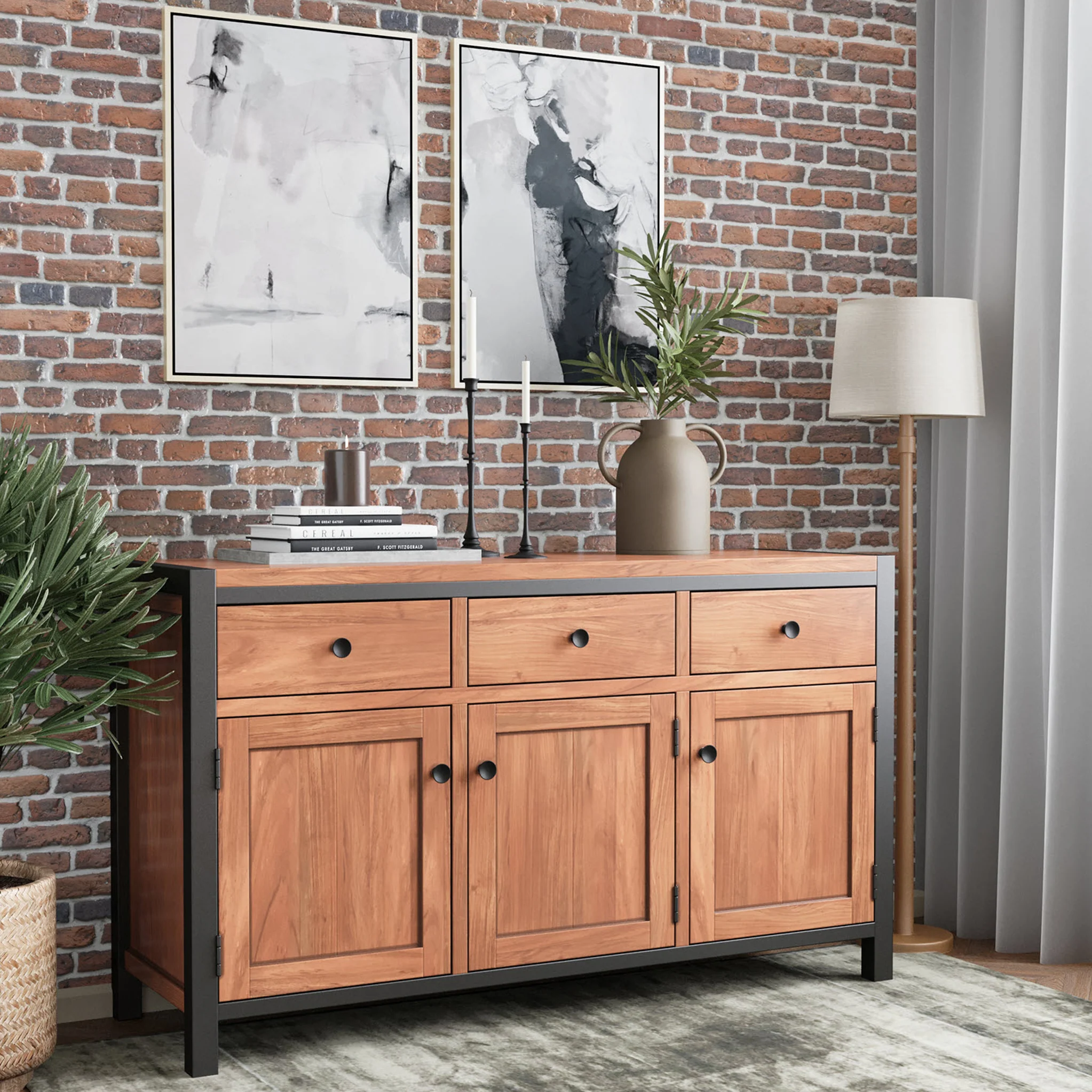 Dunstan Acacia Large Sideboard - Image 2