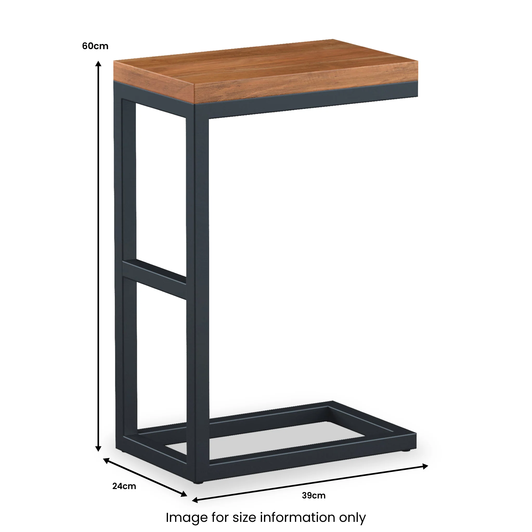 Dunstan Acacia Side Table - Image 5