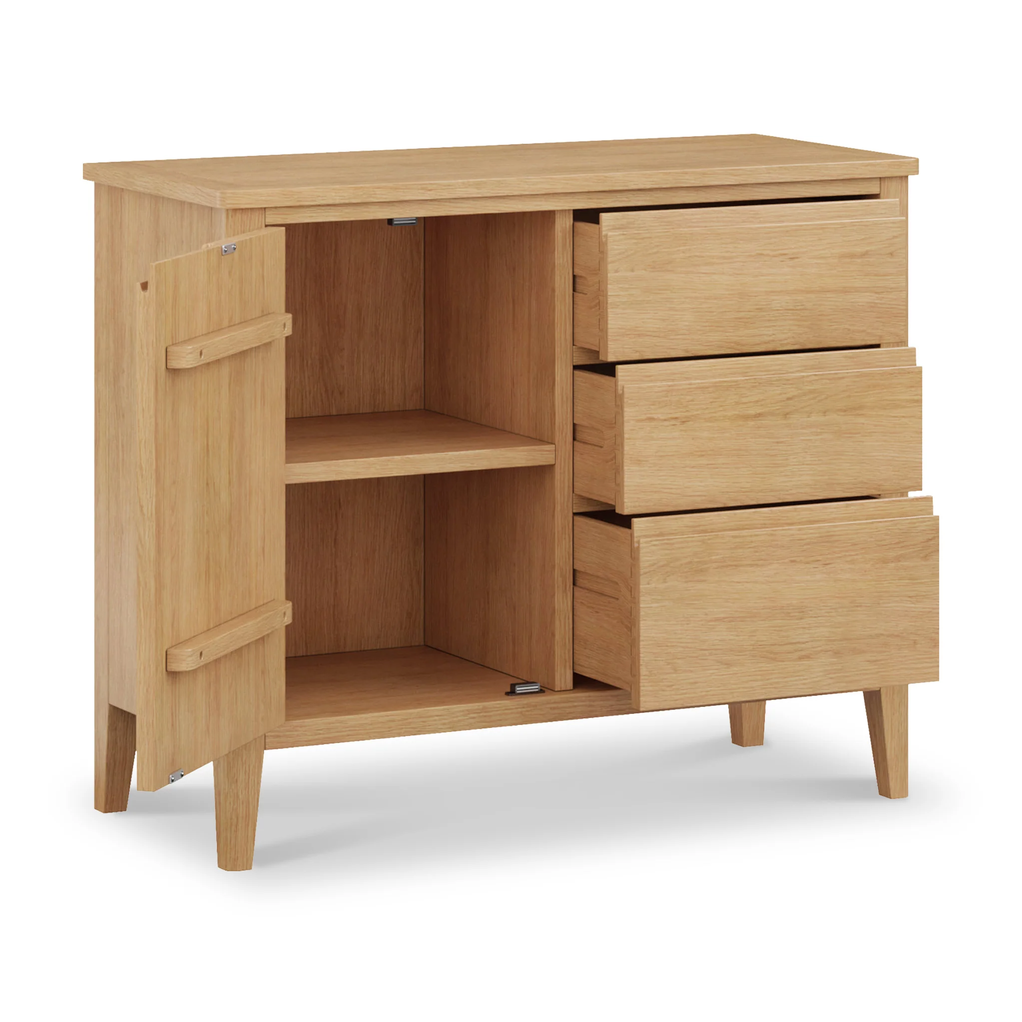 Durham Oak Small Sideboard - Image 4