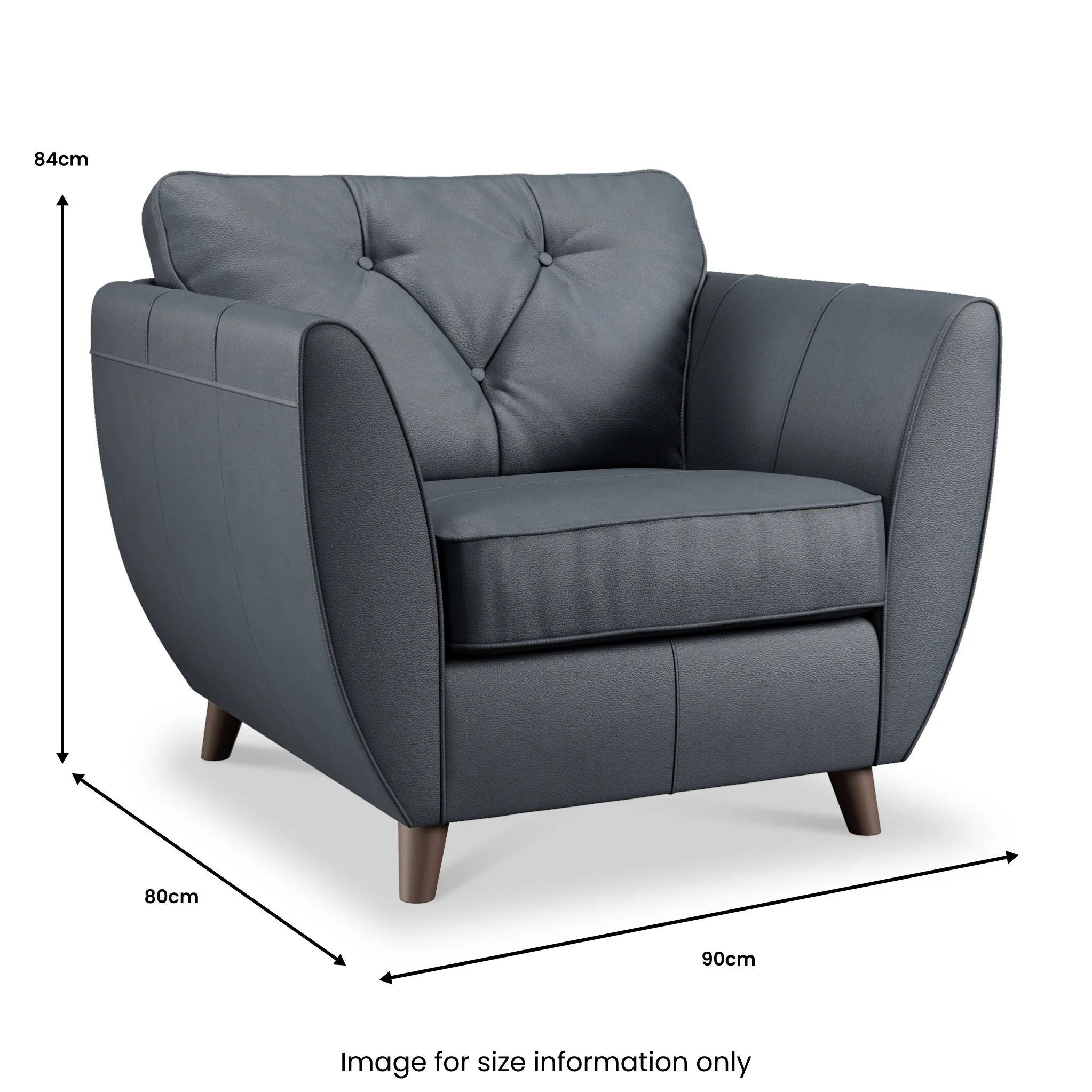 Edison Leather Armchair - Image 61