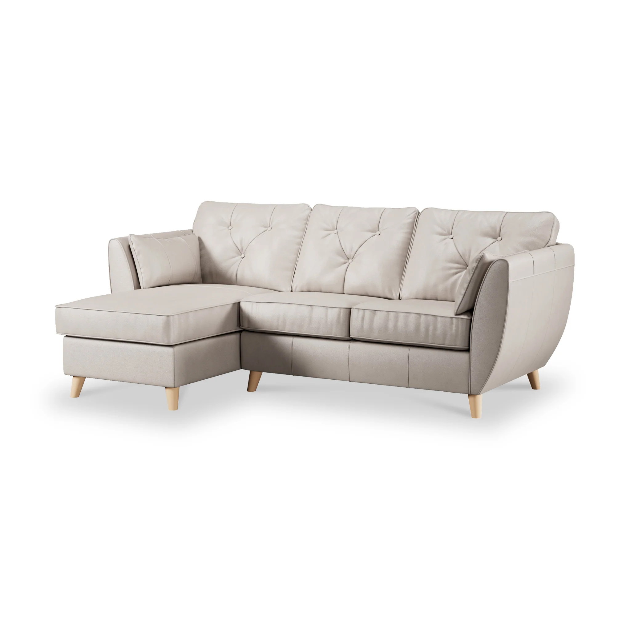 Edison Leather Chaise Sofa - Image 101