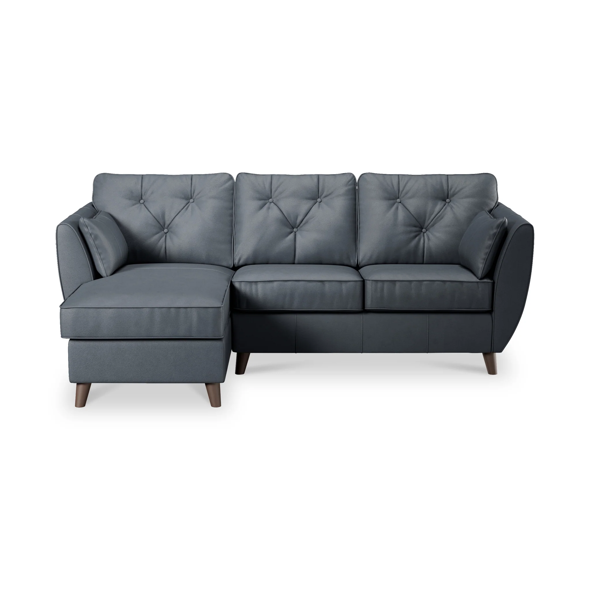 Edison Leather Chaise Sofa - Image 13