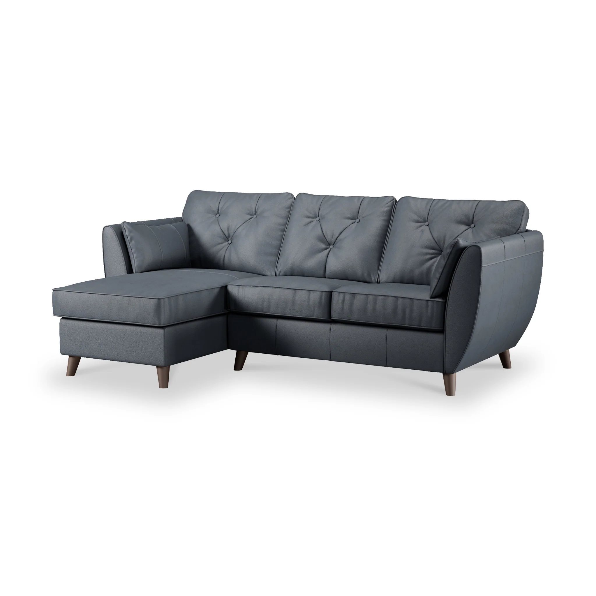 Edison Leather Chaise Sofa - Image 18
