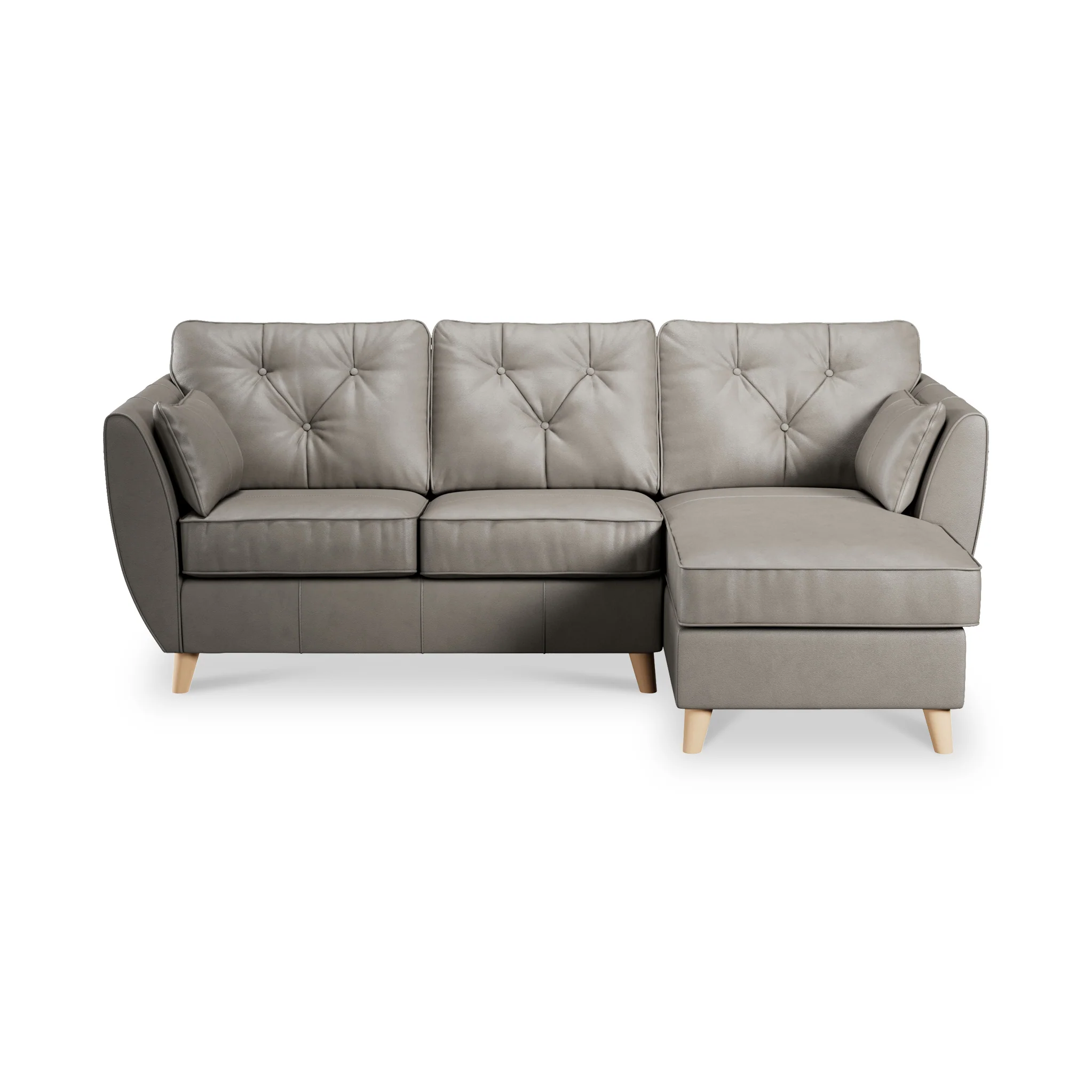 Edison Leather Chaise Sofa - Image 19