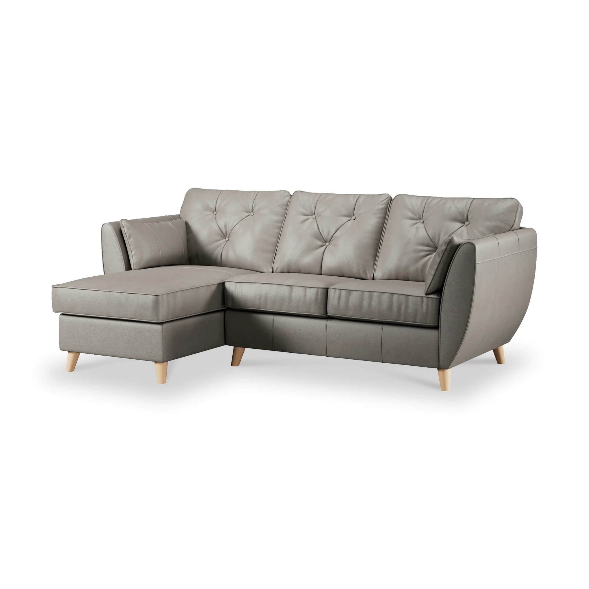 Edison Leather Chaise Sofa - Image 30