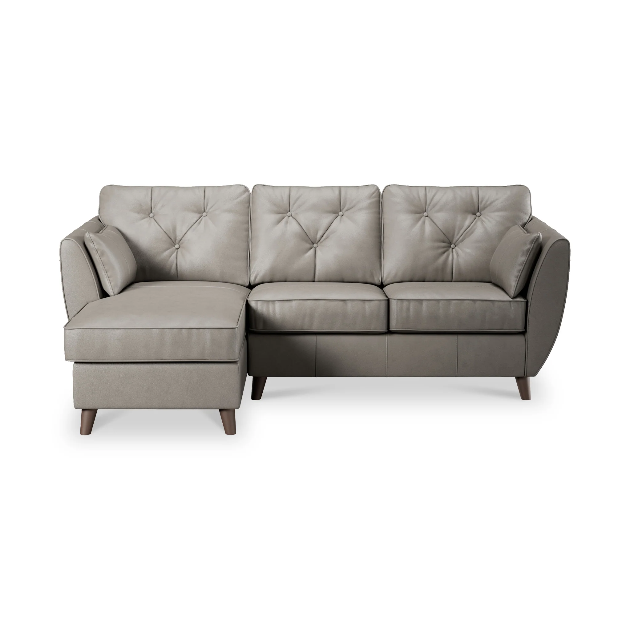 Edison Leather Chaise Sofa - Image 31