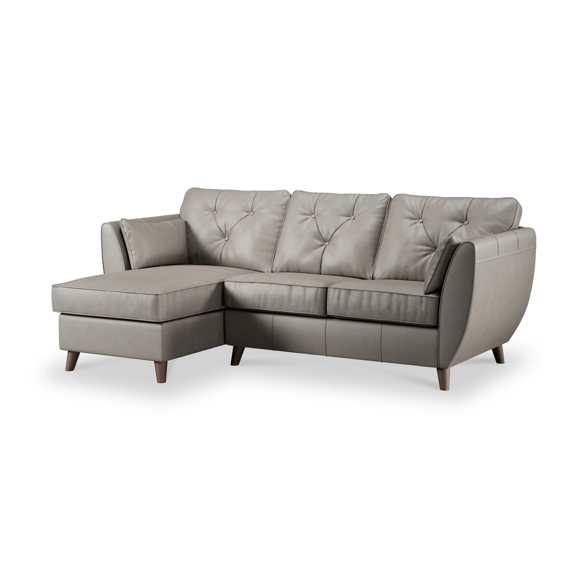 Edison Leather Chaise Sofa - Image 34