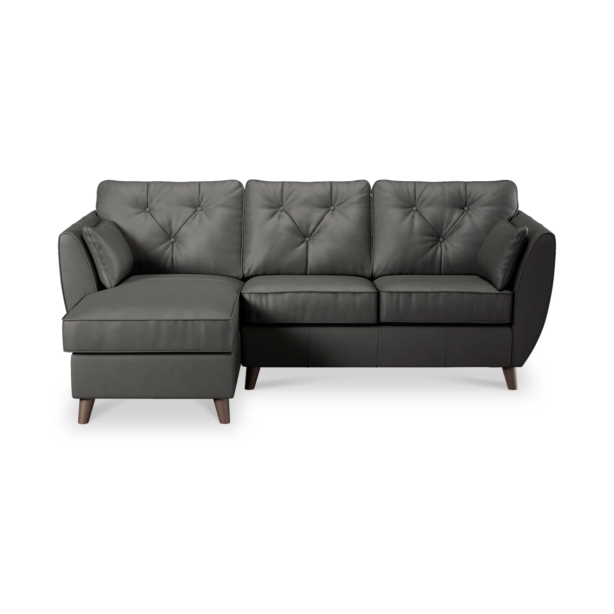 Edison Leather Chaise Sofa - Image 67