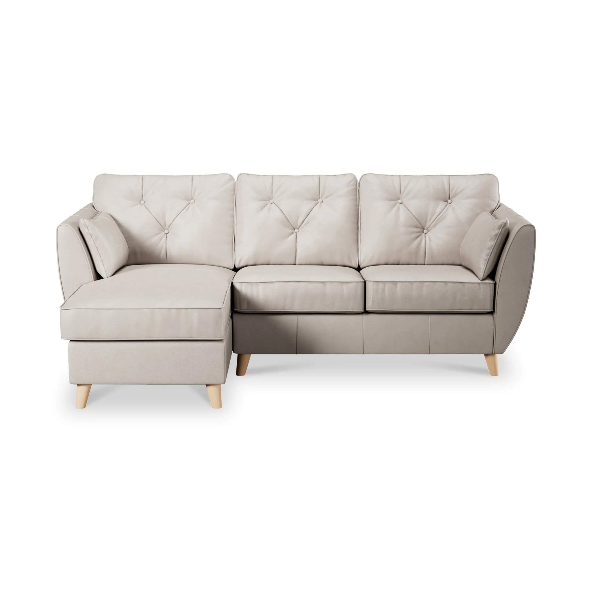 Edison Leather Chaise Sofa - Image 98