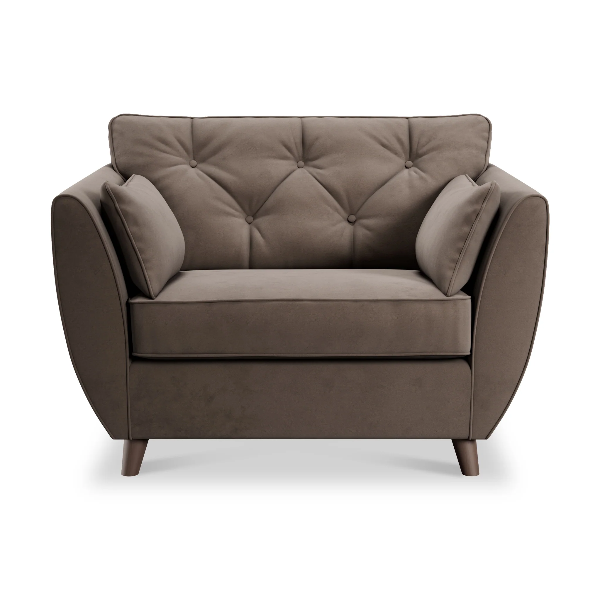 Edison Velvet Snuggler Chair - Image 32