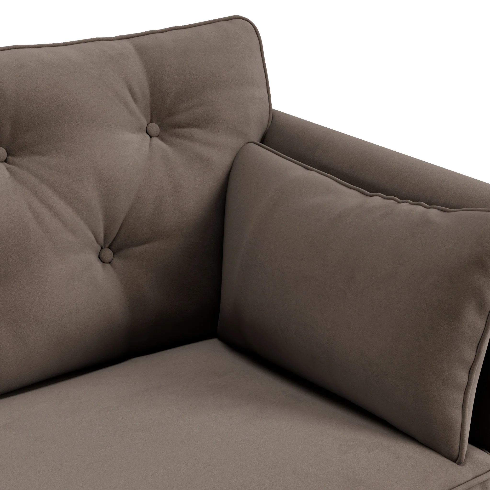 Edison Velvet Snuggler Chair - Image 33