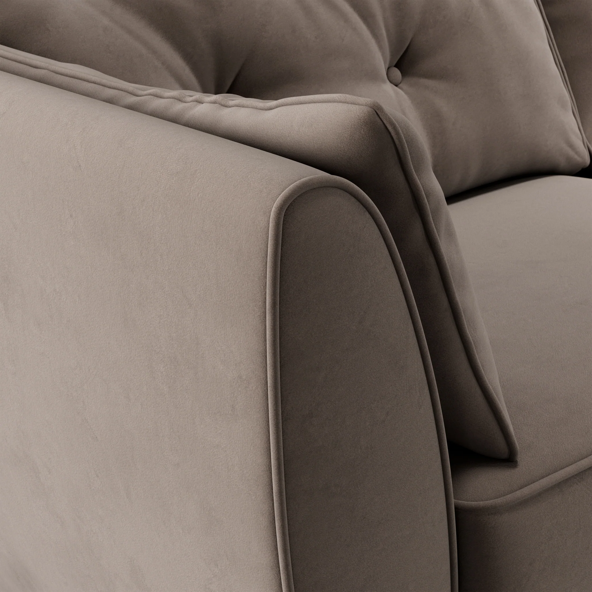 Edison Velvet Snuggler Chair - Image 34