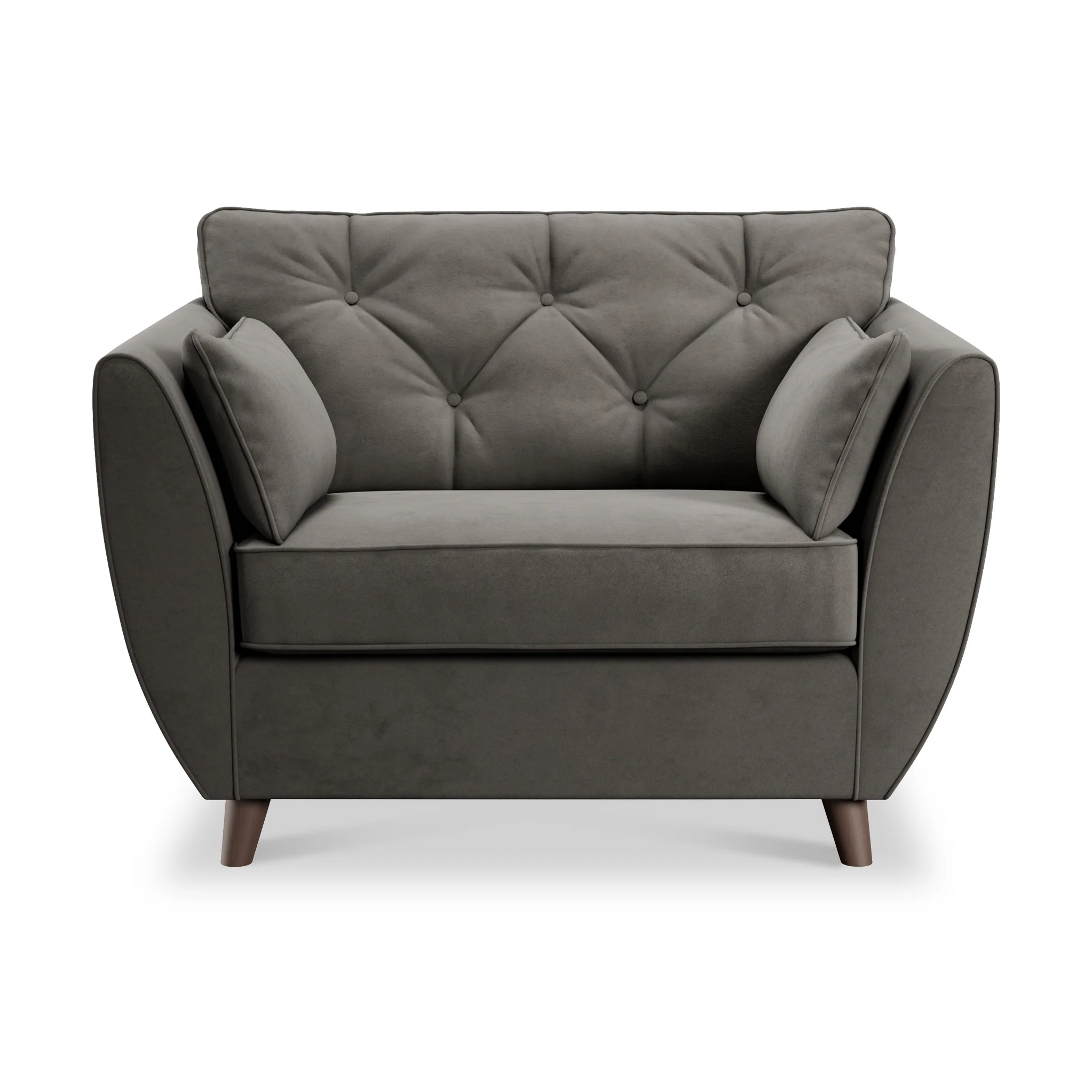 Edison Velvet Snuggler Chair - Image 44