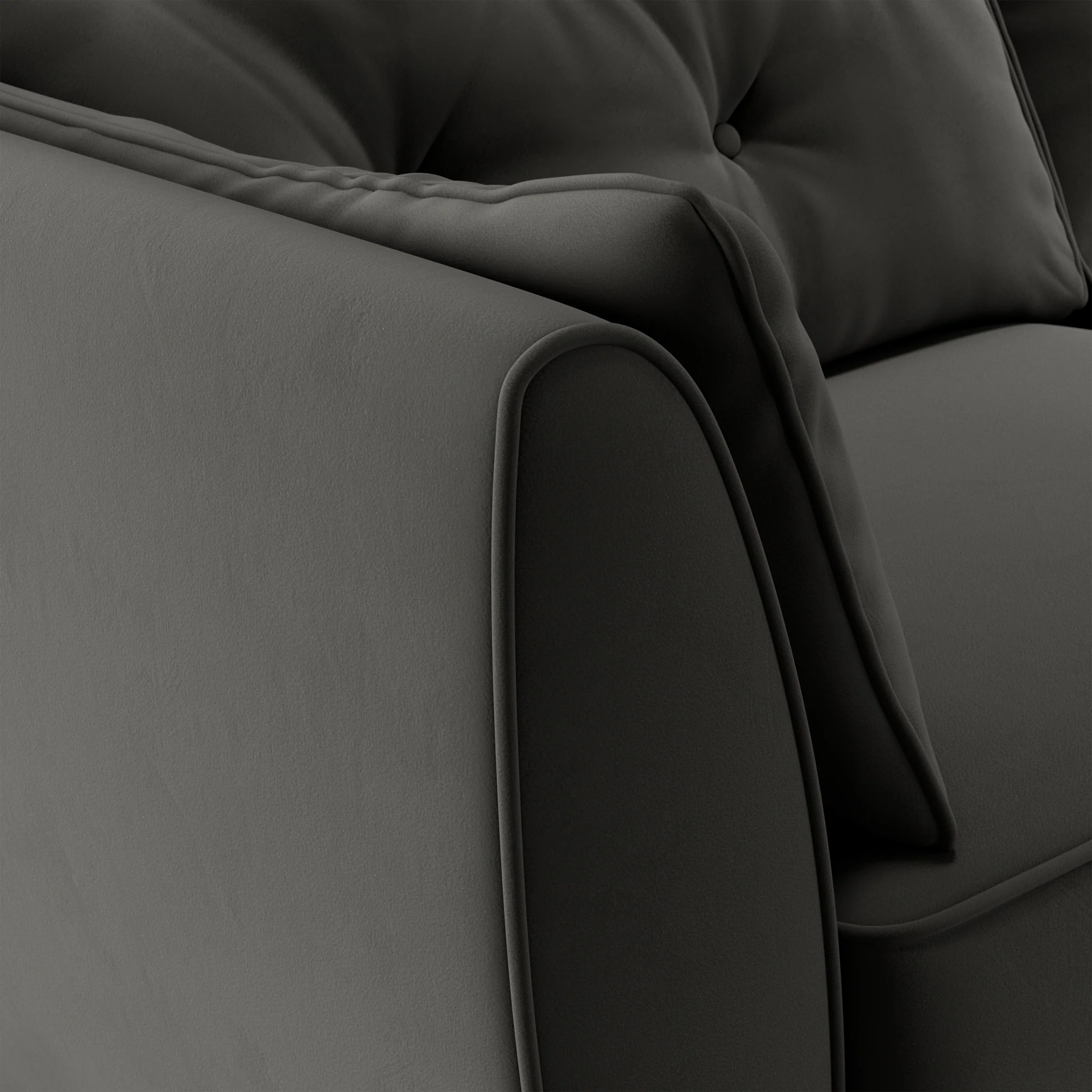 Edison Velvet Snuggler Chair - Image 70