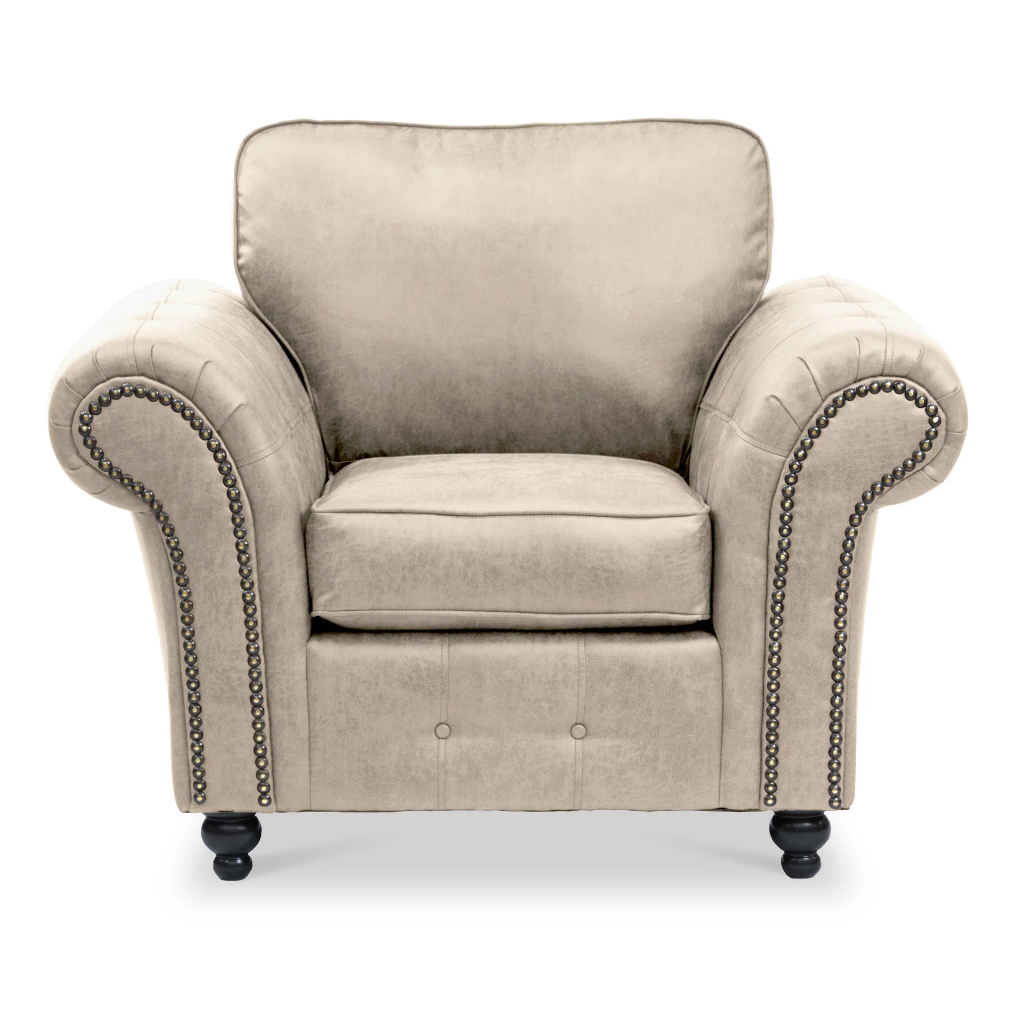 Edward Faux Leather Armchair - Image 10