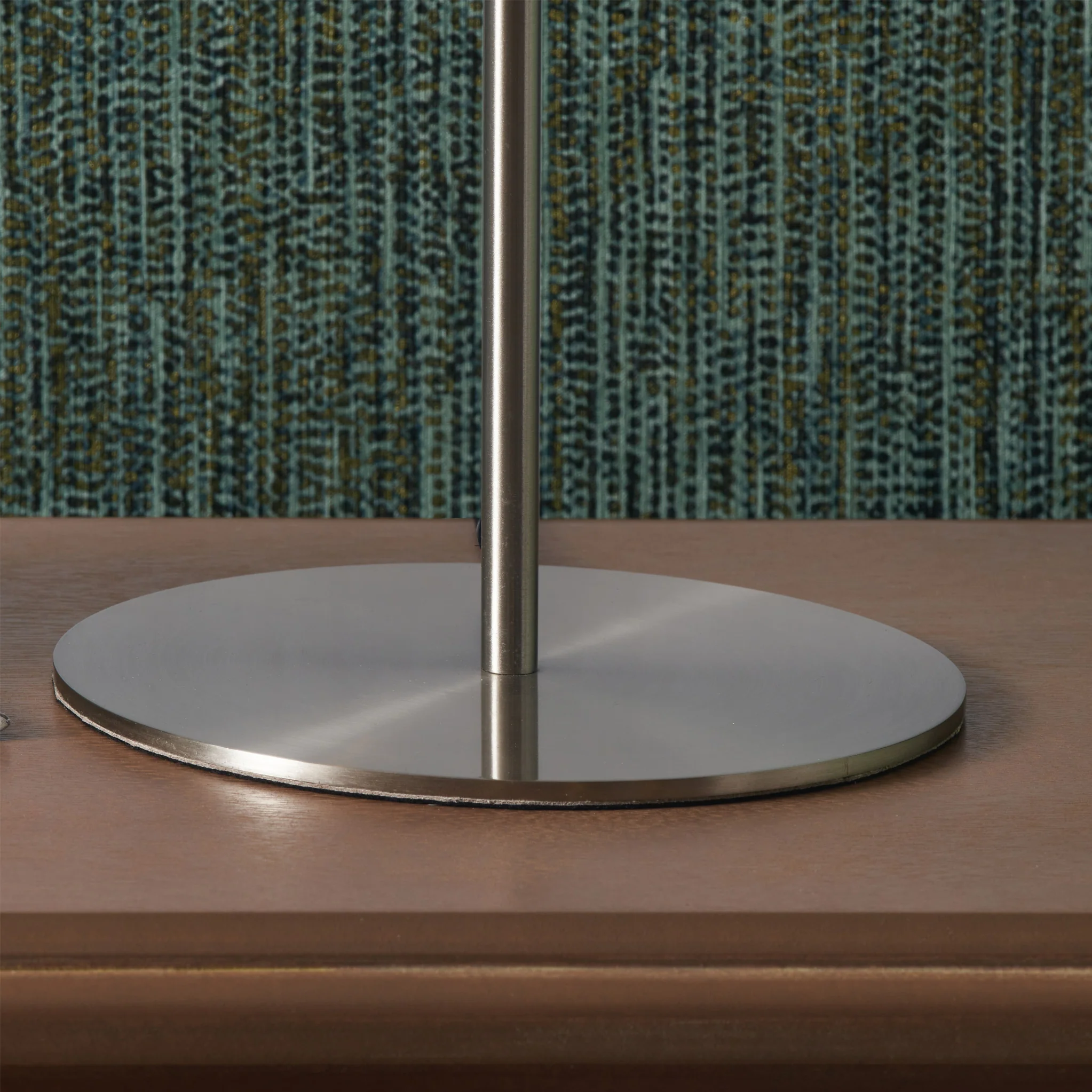 Elin Brushed Silver & Steel Grey Table Lamp - Image 5