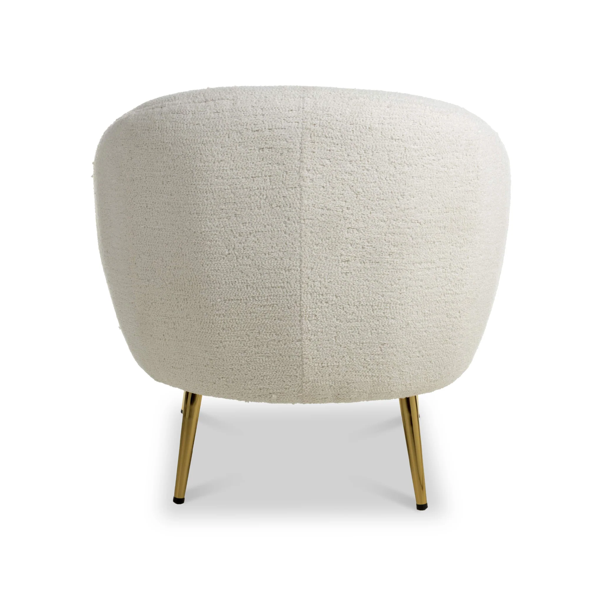 Elska White Boucle Tub Chair - Image 6