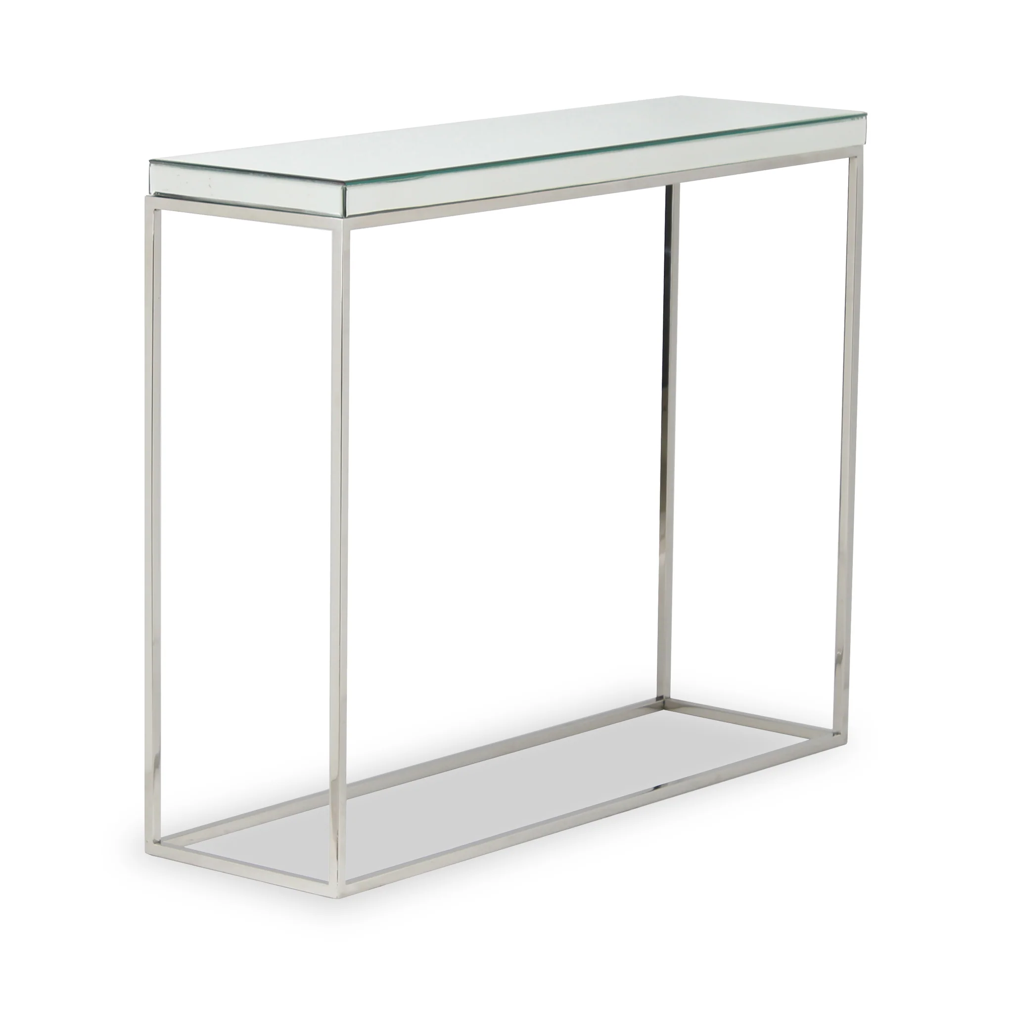Elysee Mirrored Glass Console Table Table