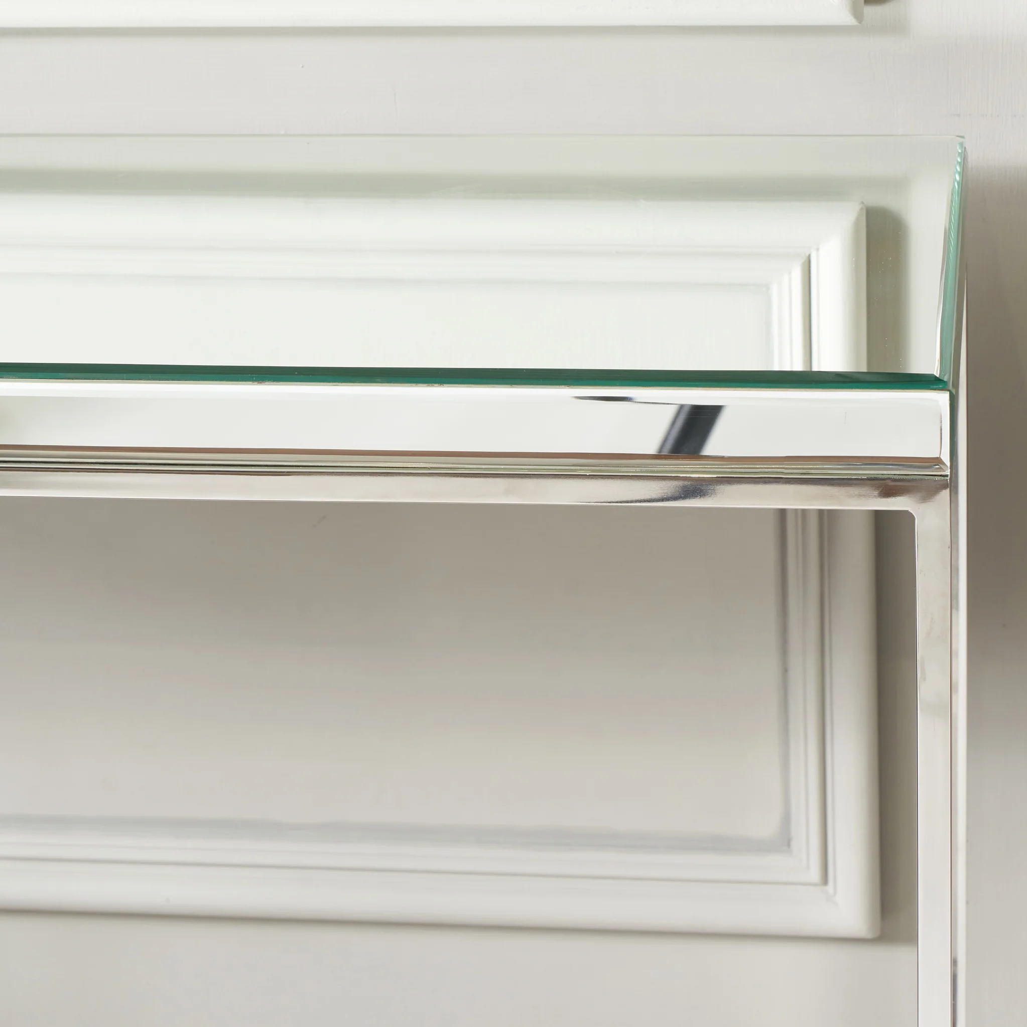 Elysee Mirrored Glass Console Table Table - Image 5