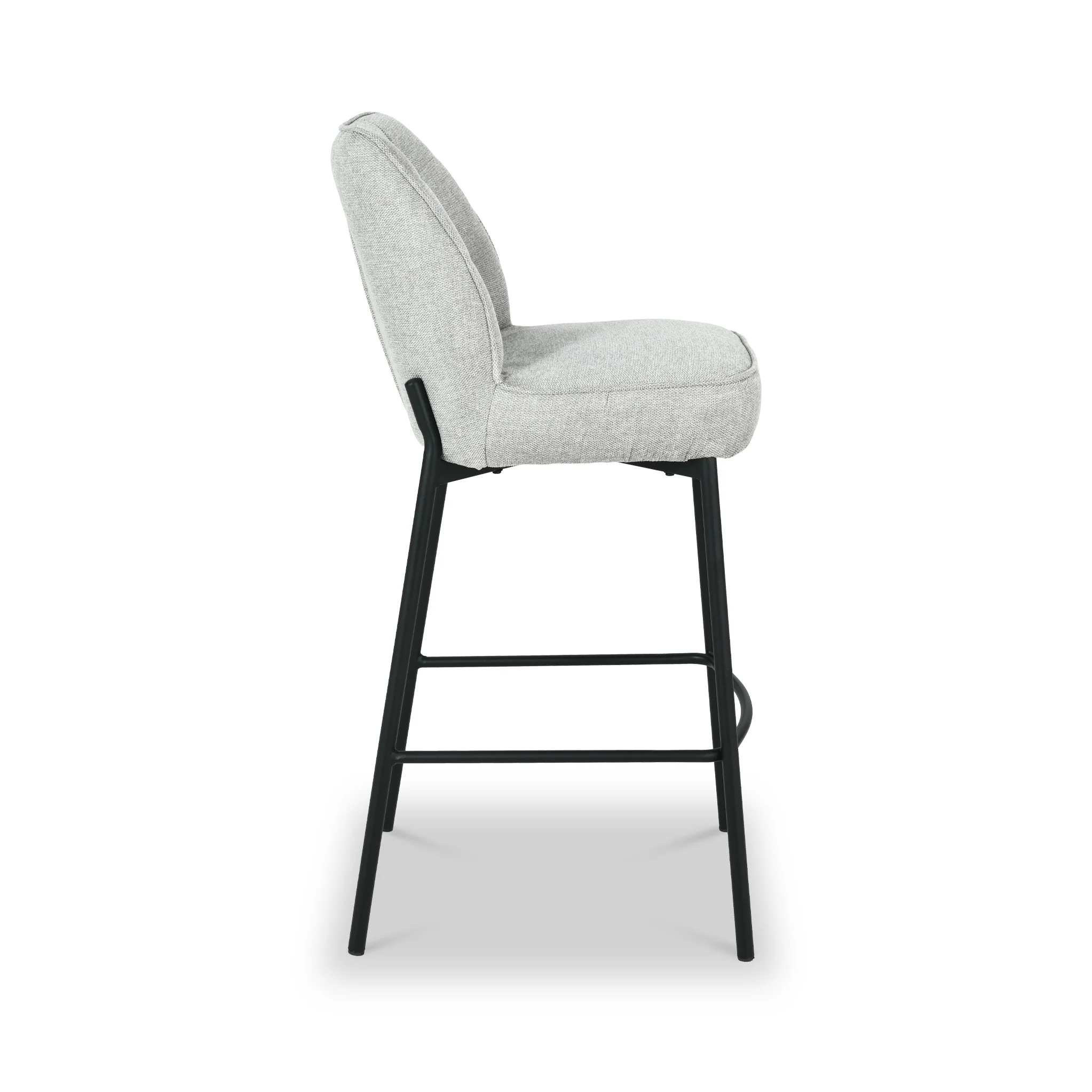 Enya Quilted Back Bar Stool - Image 4