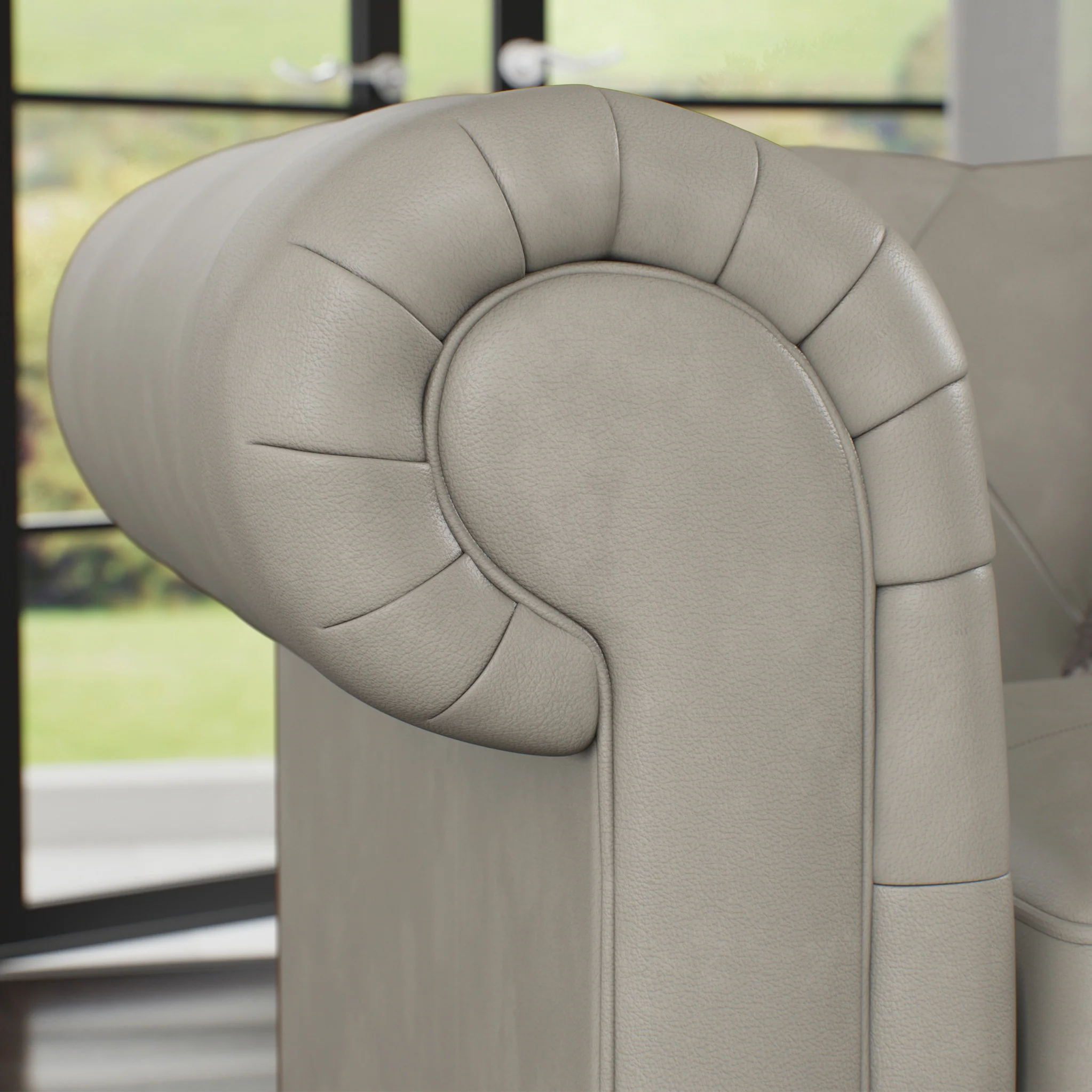 Everett Leather 2 Seater Sofa - Image 20