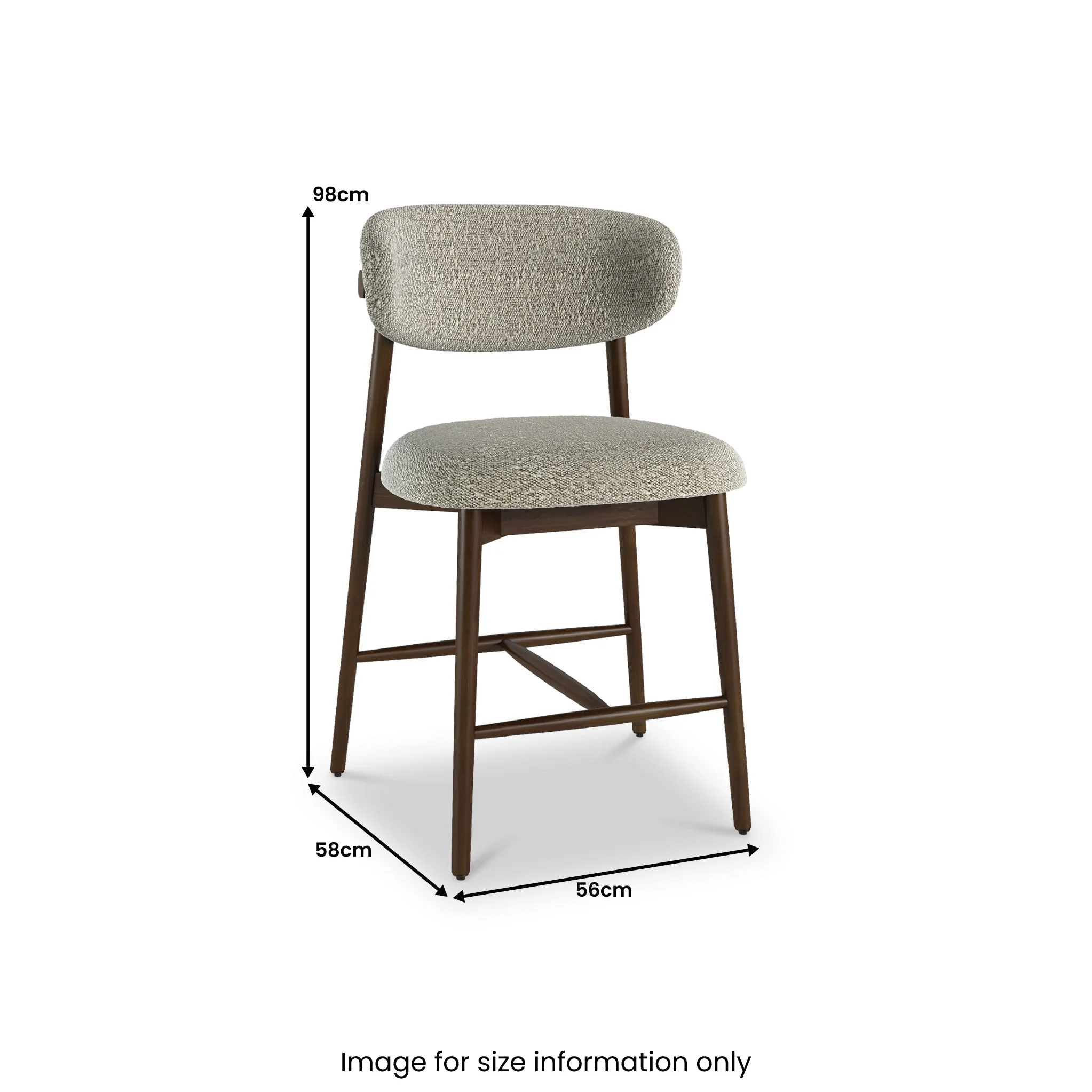Fabre Boucle Bar Stool - Image 3
