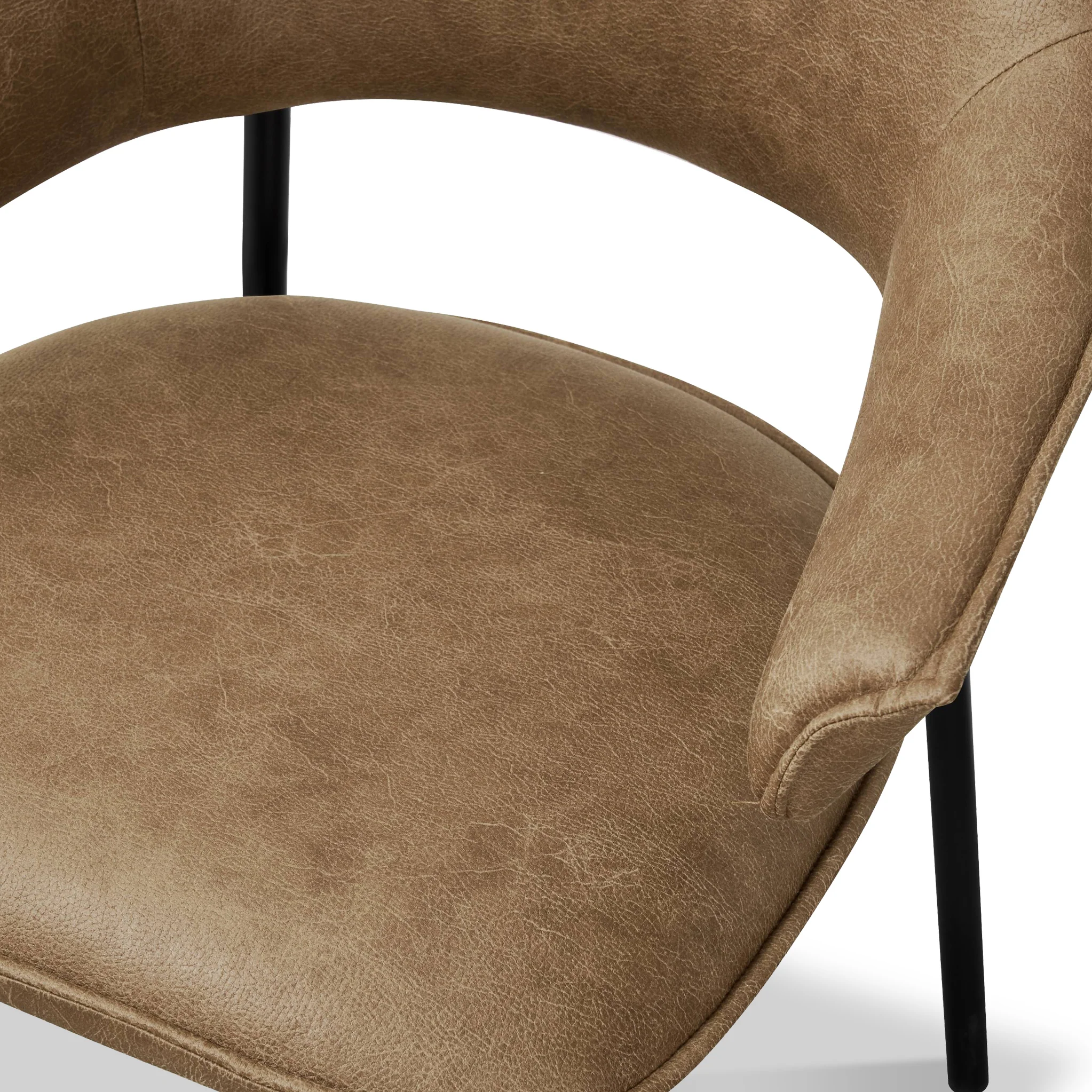 Faraday Faux Leather Dining Chair - Image 5