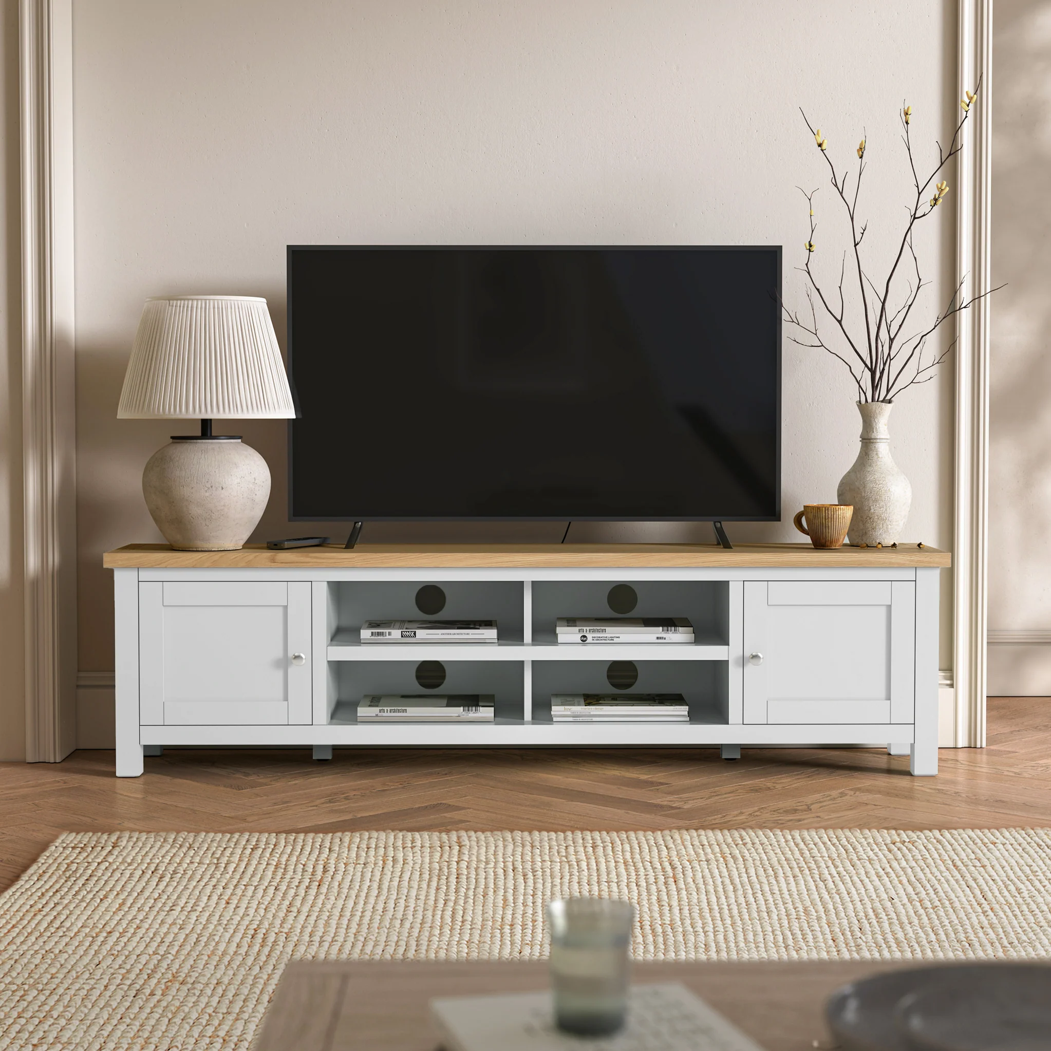 Farro 180cm Extra Wide TV Stand - Image 34
