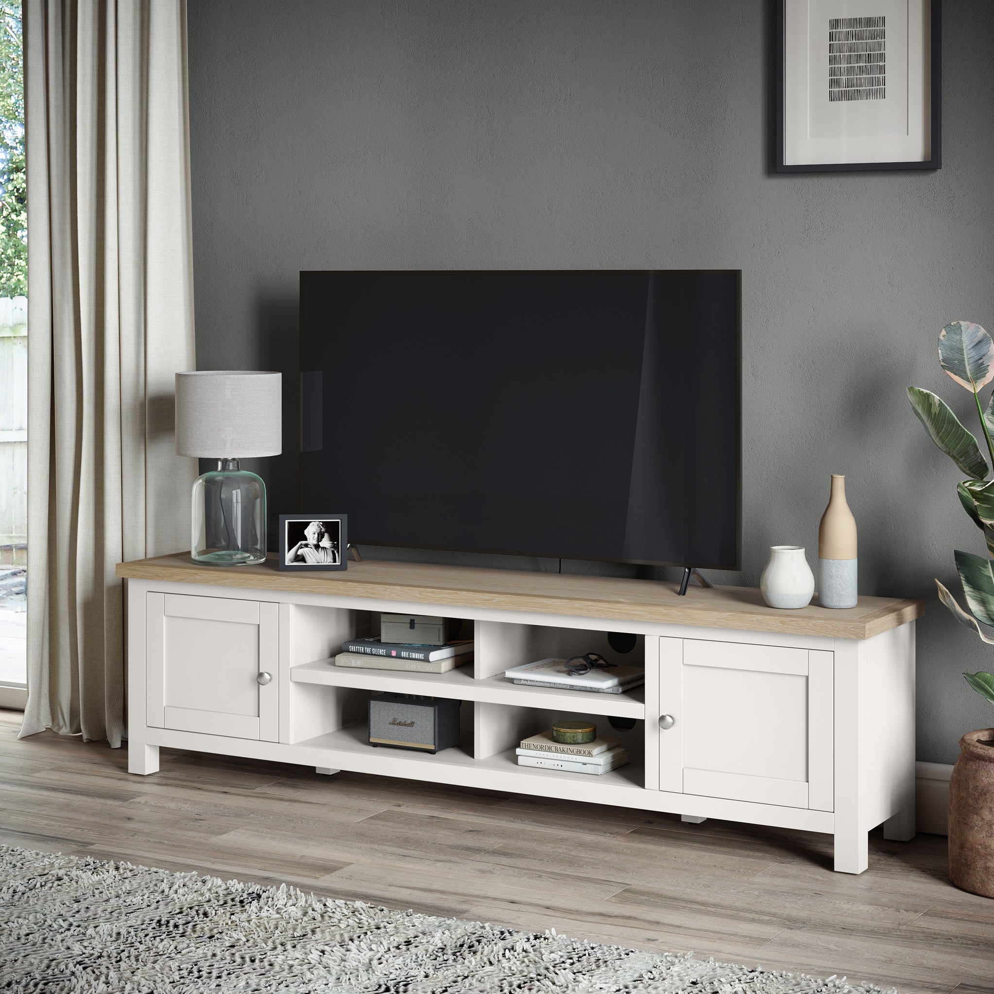 Farro 180cm Extra Wide TV Stand - Image 45