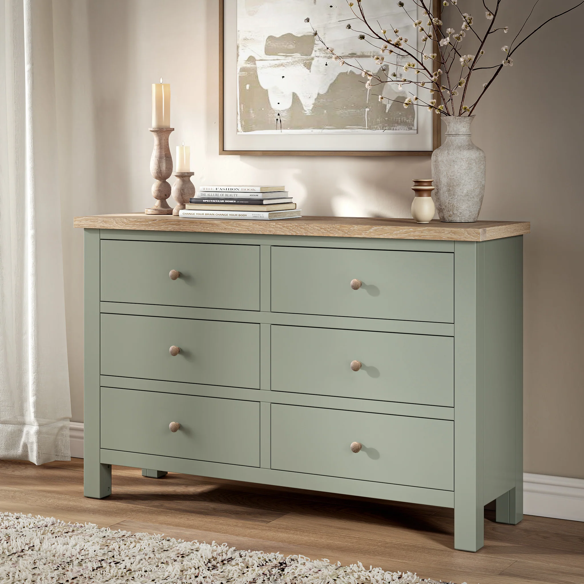 Farro 6 Drawer Chest - Image 6