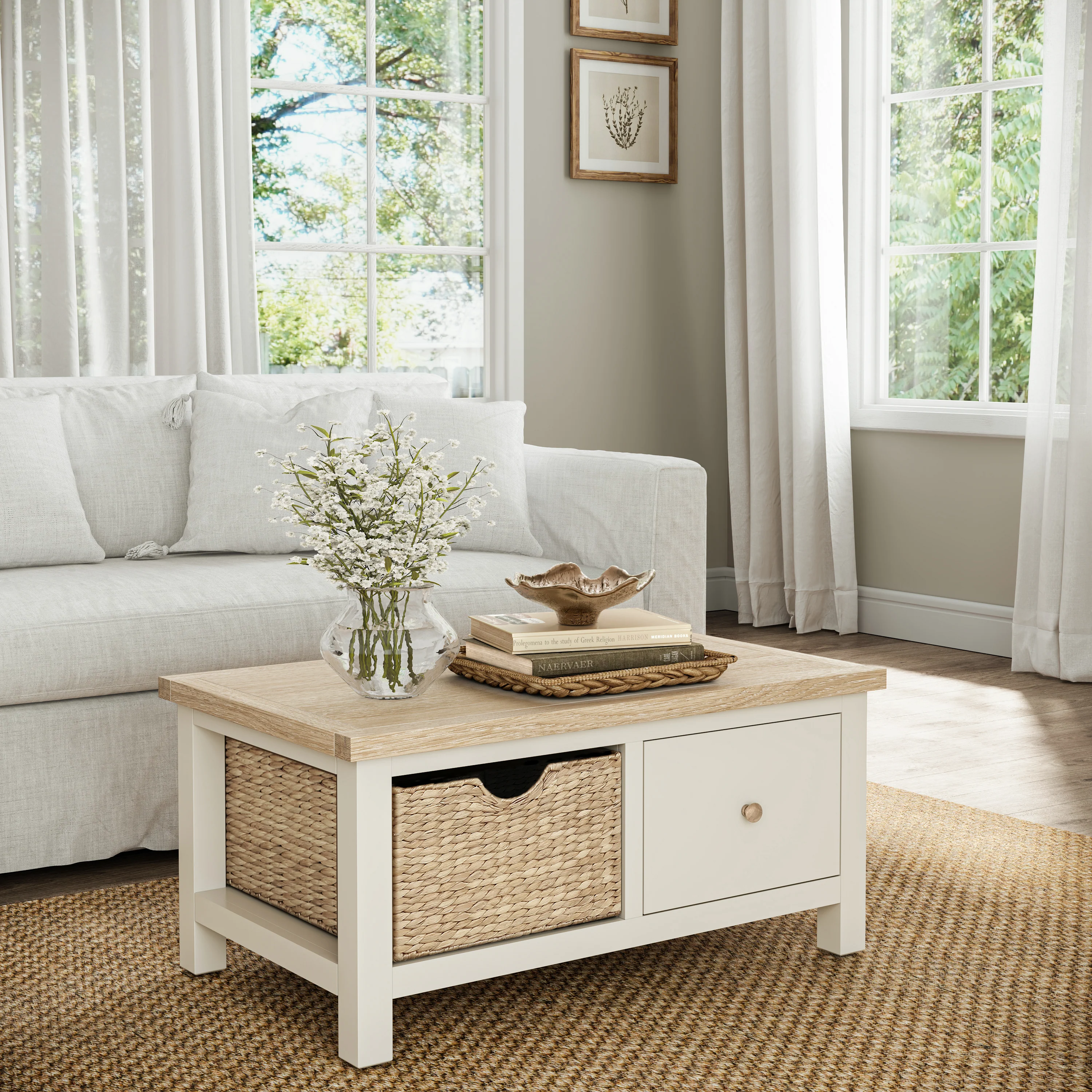 Farro Basket Coffee Table - Image 6
