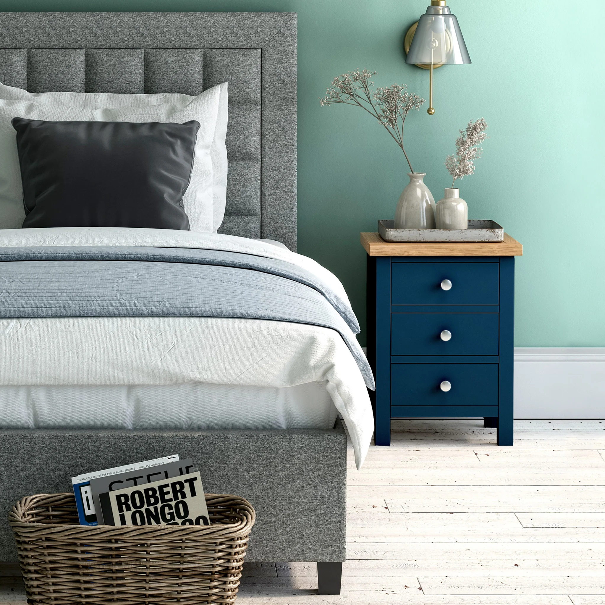 Farro Bedside Table - Image 50